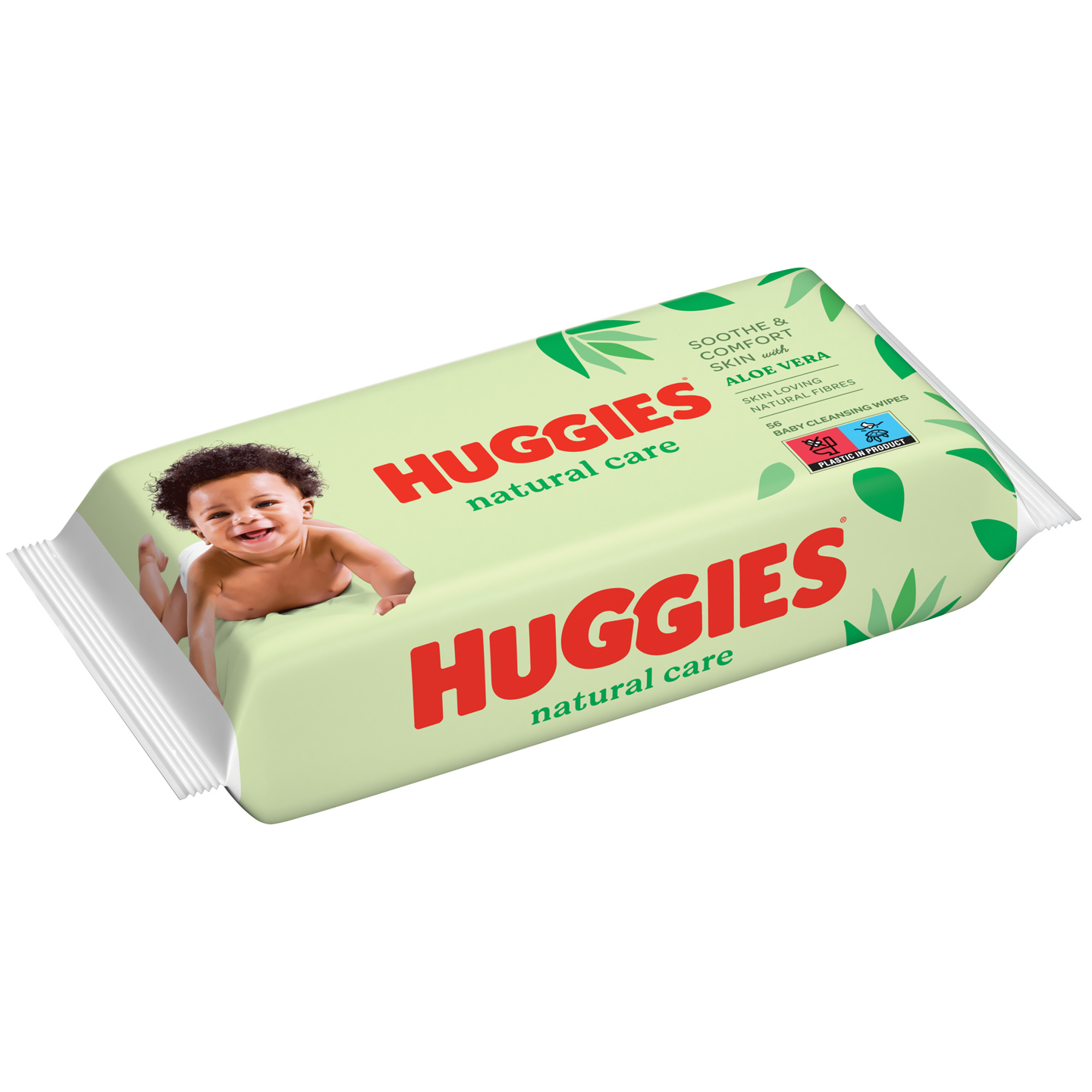 Вологі серветки Huggies Natural Care, 56 шт. - фото 2