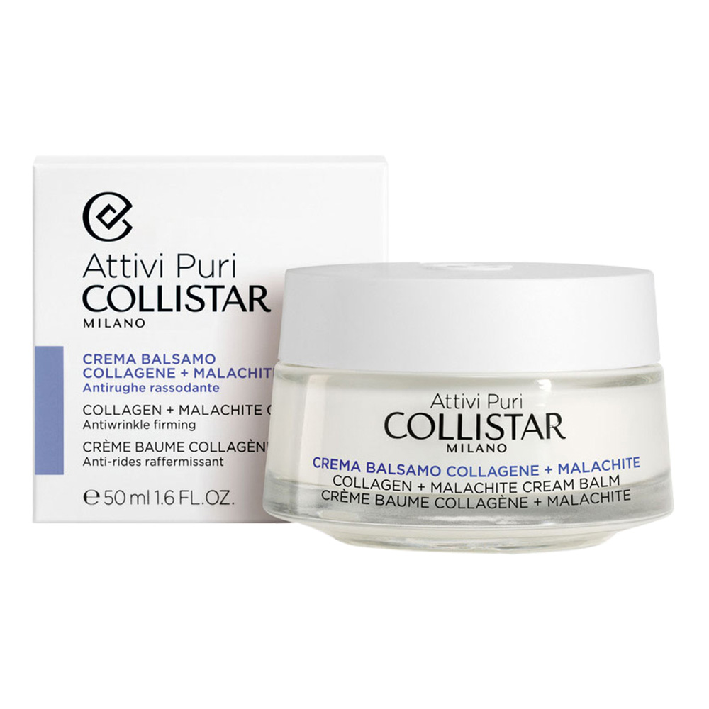 Крем-бальзам для лица Collistar Pure Actives Collagen + Malachite, с коллагеном и малахитом, 50 мл - фото 2