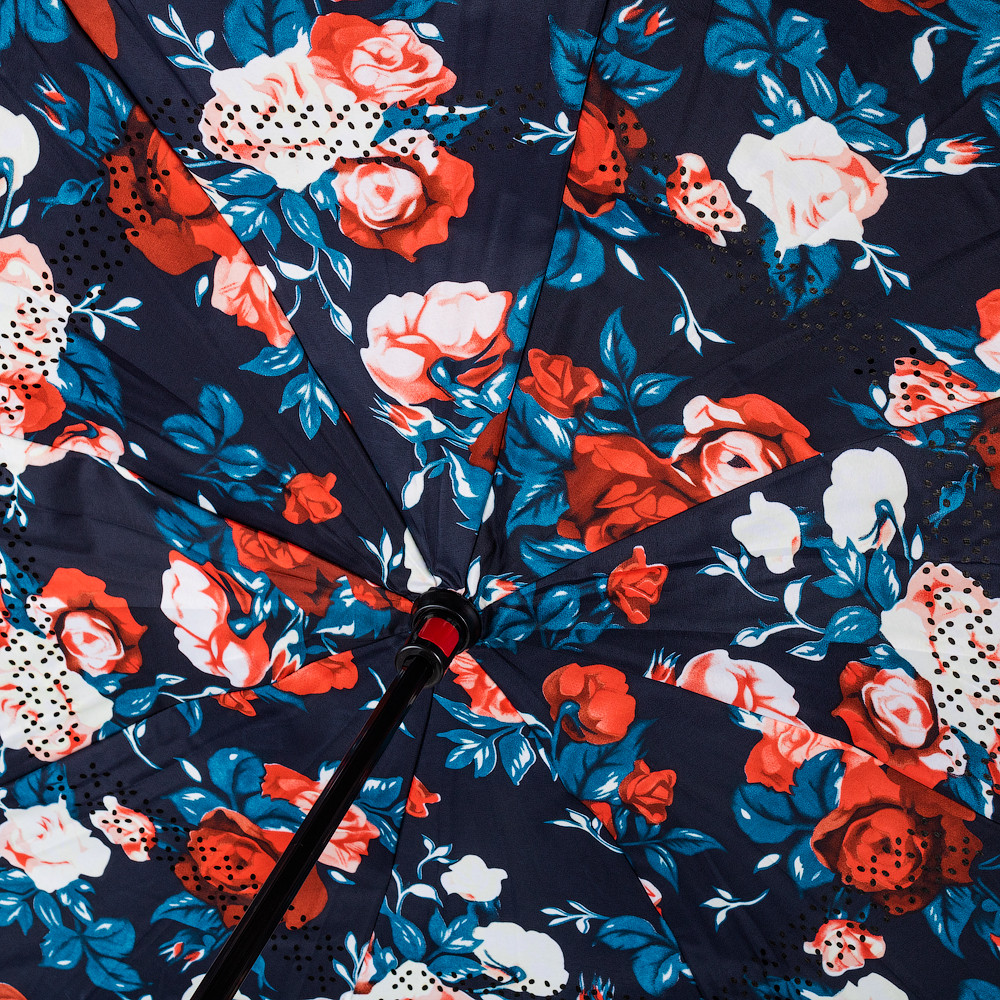 Жіноча парасолька-палиця Art Rain 108 см синя - фото 4
