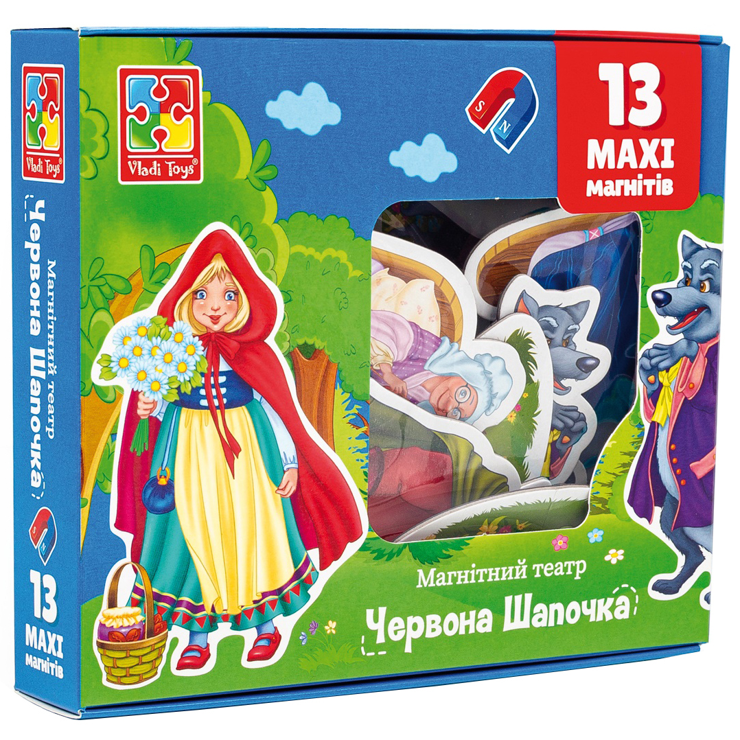 Магнитный театр Vladi Toys Красная Шапочка укр. язык (VT3206-52) - фото 1