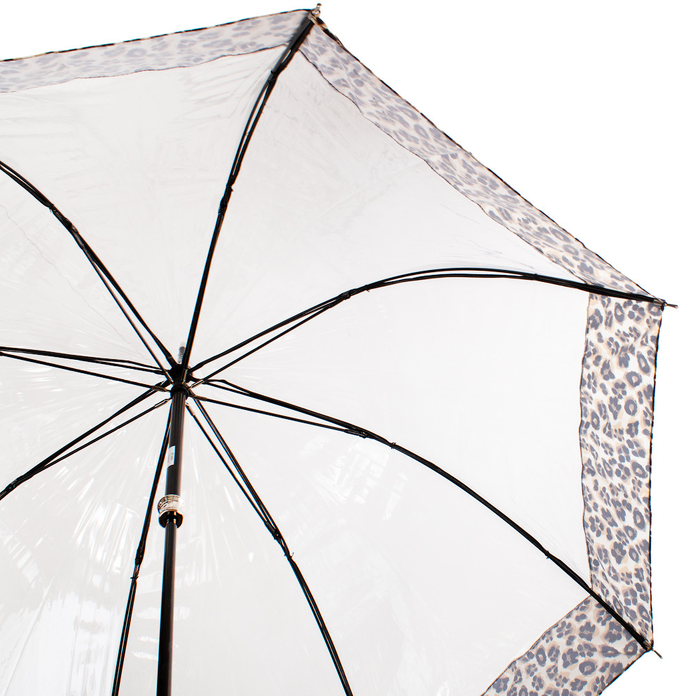 Женский зонт-трость механический Fulton 86 см прозрачный - фото 3