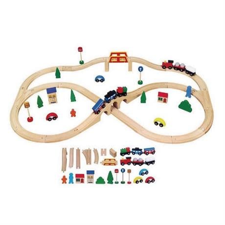 Ігровий набір Viga Toys Залізниця, 49 елементів (56304) - фото 3
