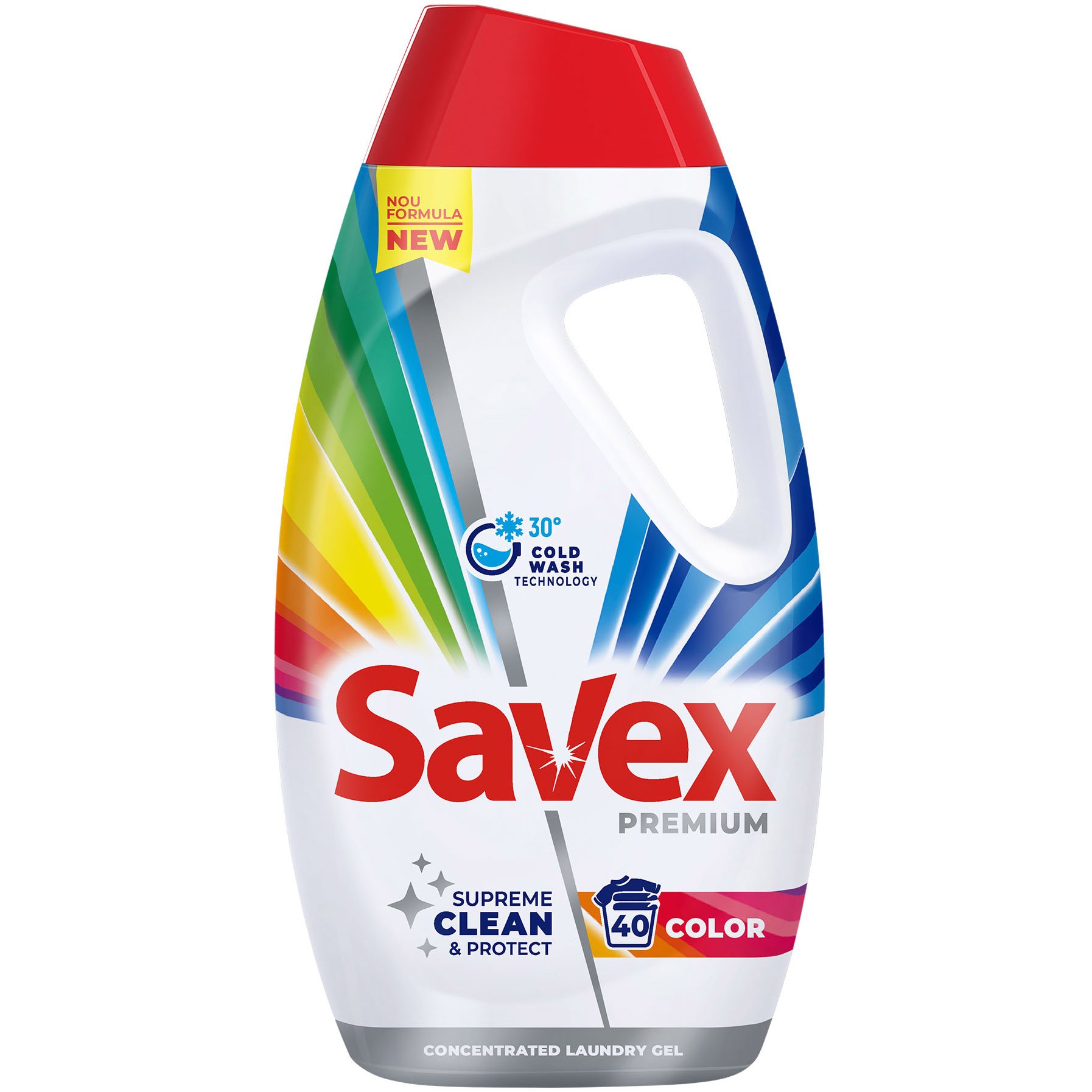 Фото - Пральний порошок Гель для прання Savex Premium Color 1.8 л