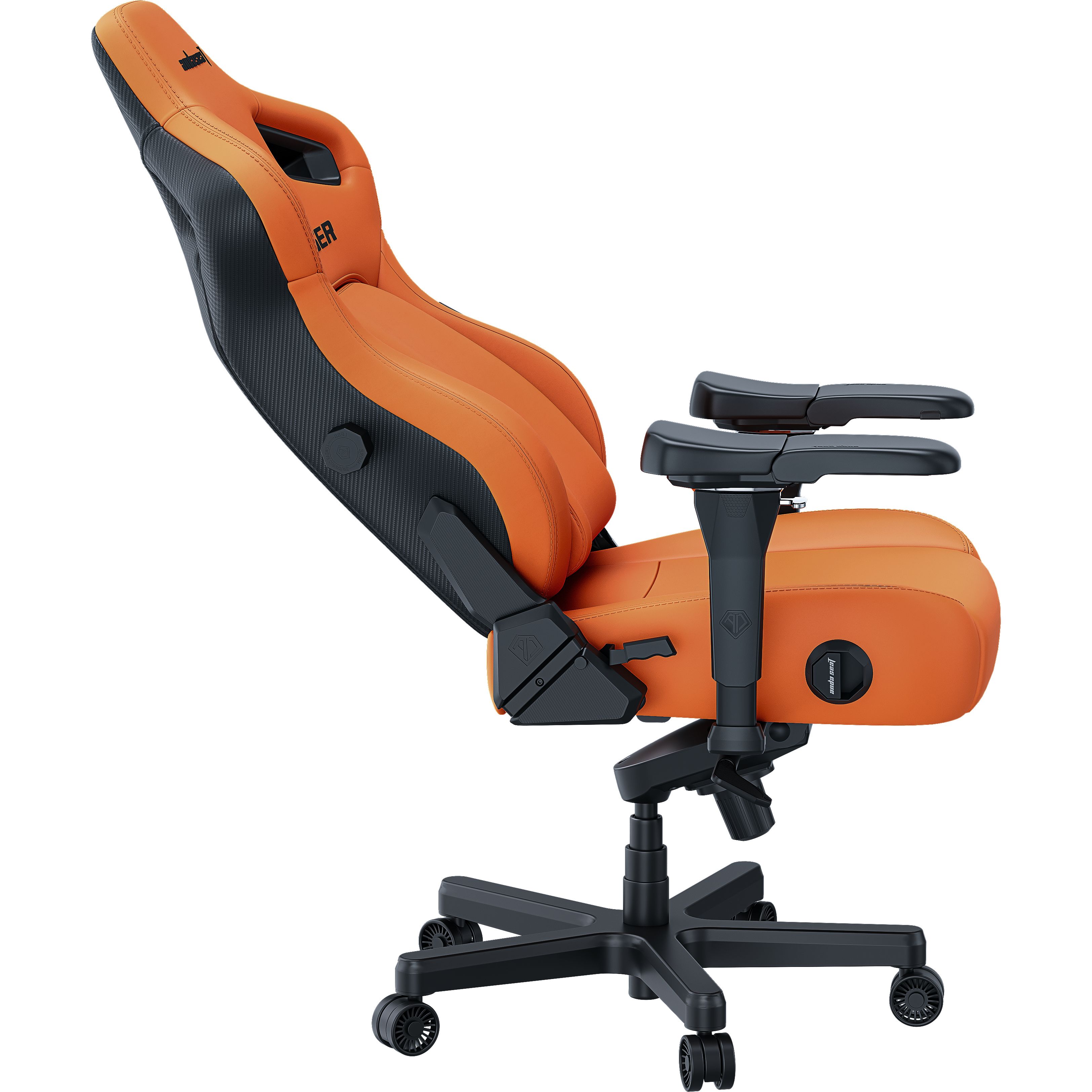 Кресло игровое Anda Seat Kaiser 4 Size XL Orange Premium PVC (AD12YDDC-XLL-20-O-PV/C) - фото 6