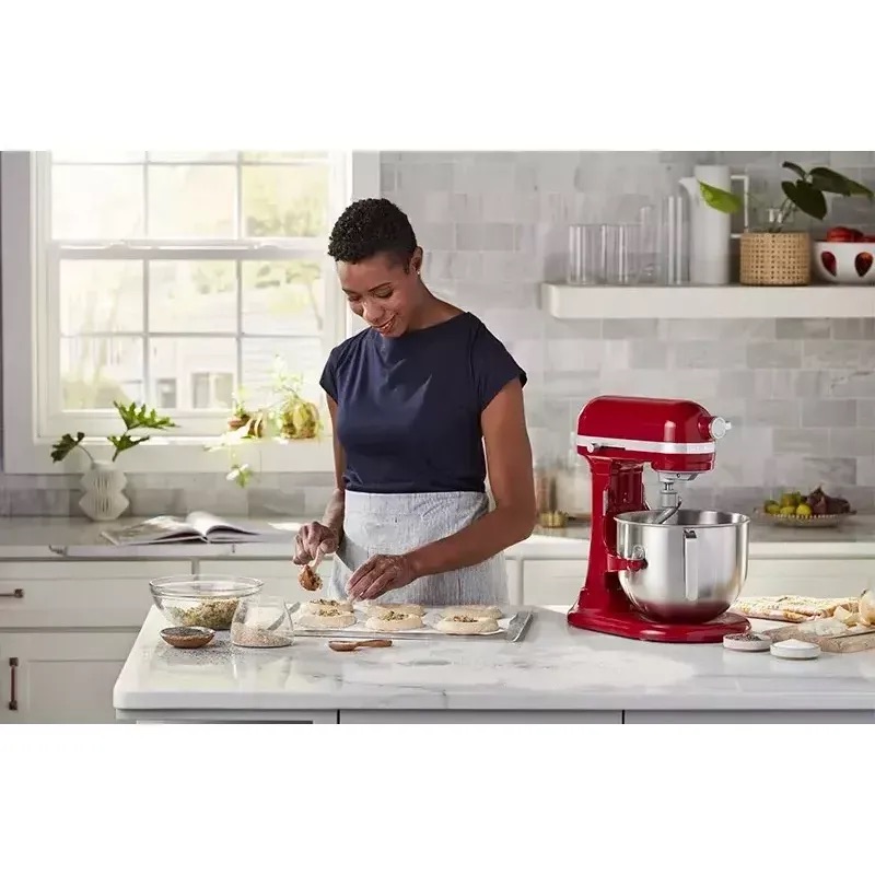 Планетарний міксер KitchenAid Artisan з підйомною чашею 6.6 л червоний (5KSM70SHXEER) - фото 18