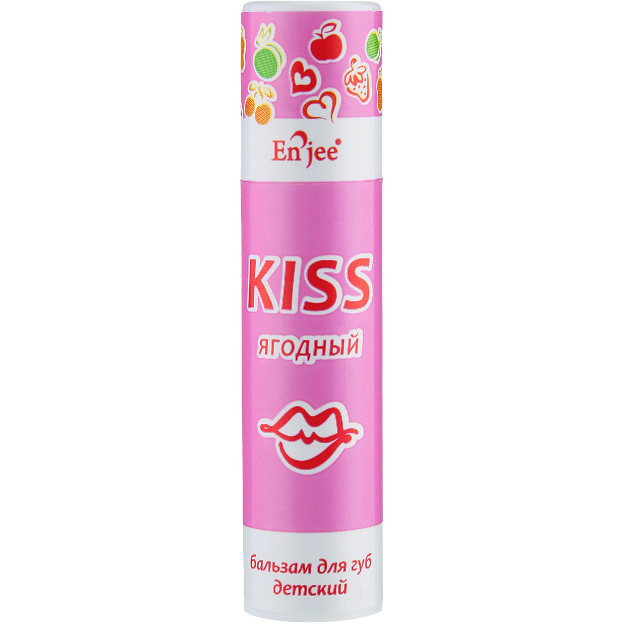 Бальзам для губ дитячий Enjee KISS Ягідний роликовий 6 мл - фото 1