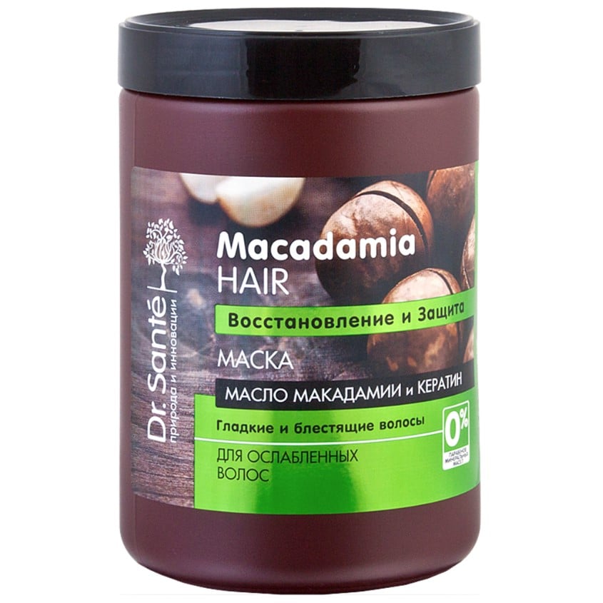 Маска для волос Dr. Sante Macadamia, 1 л - фото 1