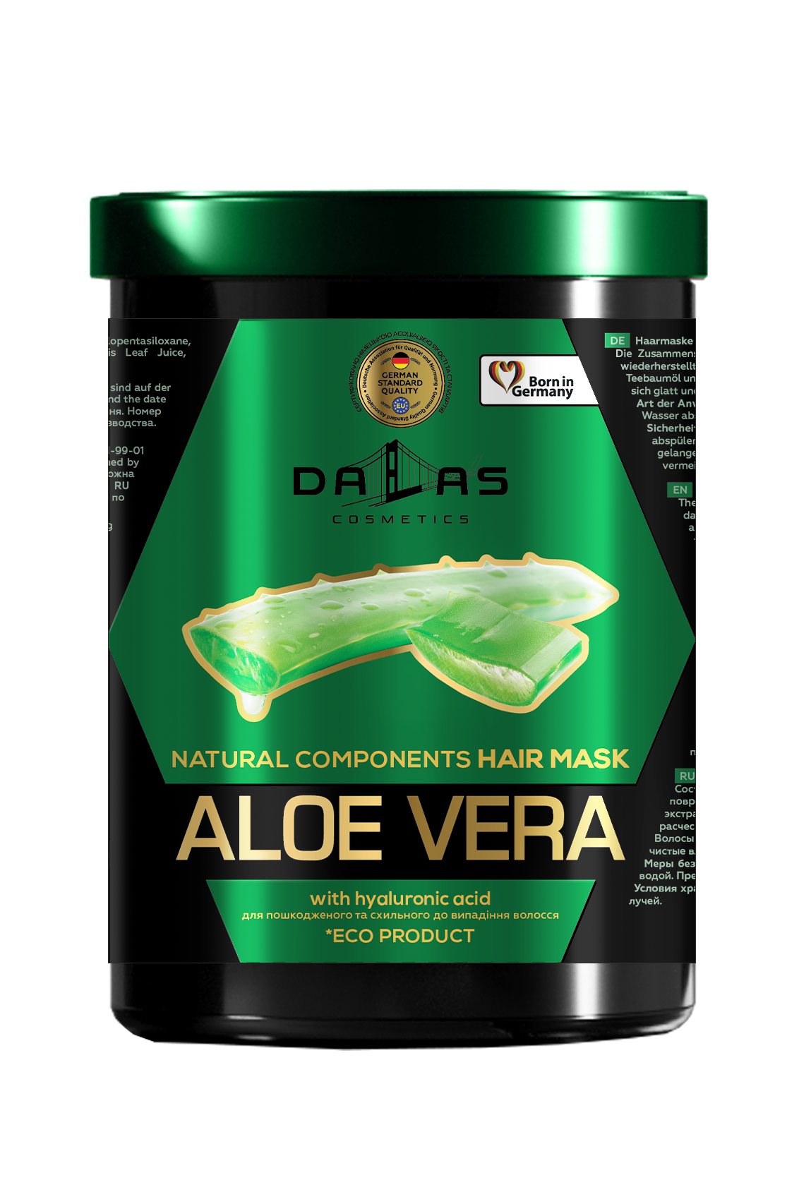 Маска для волосся Dalas з гіалуроновою кислотою, натуральним соком алое та олією чайного дерева, 1000 мл (729149) - фото 1