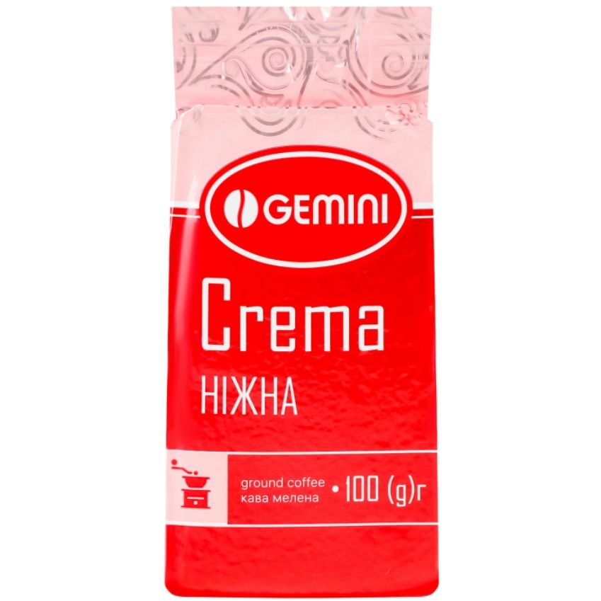Кава в зернах Gemini Crema Ніжна 100 г - фото 1