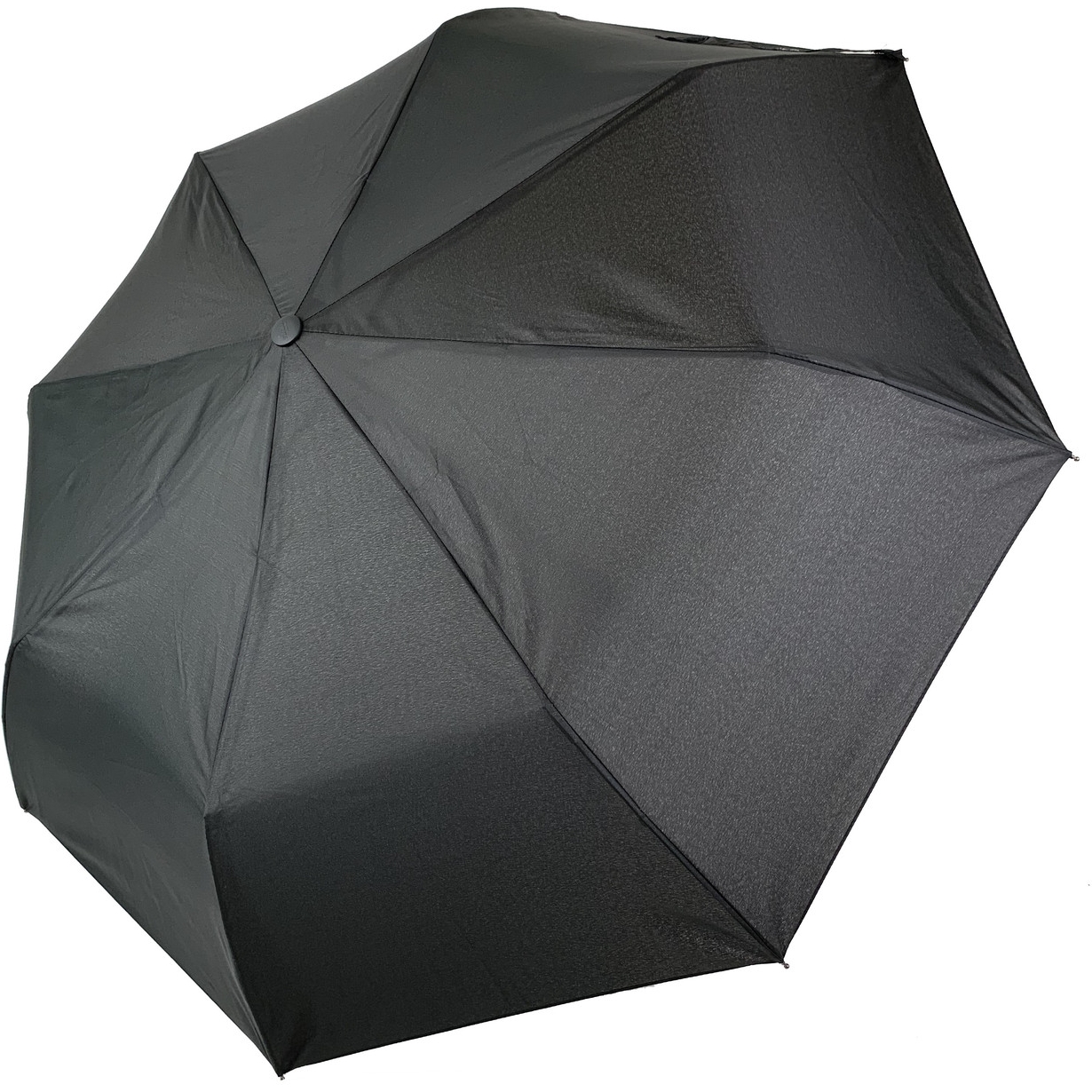Мужской складной зонтик полуавтомат The Best 98 см черный - фото 1