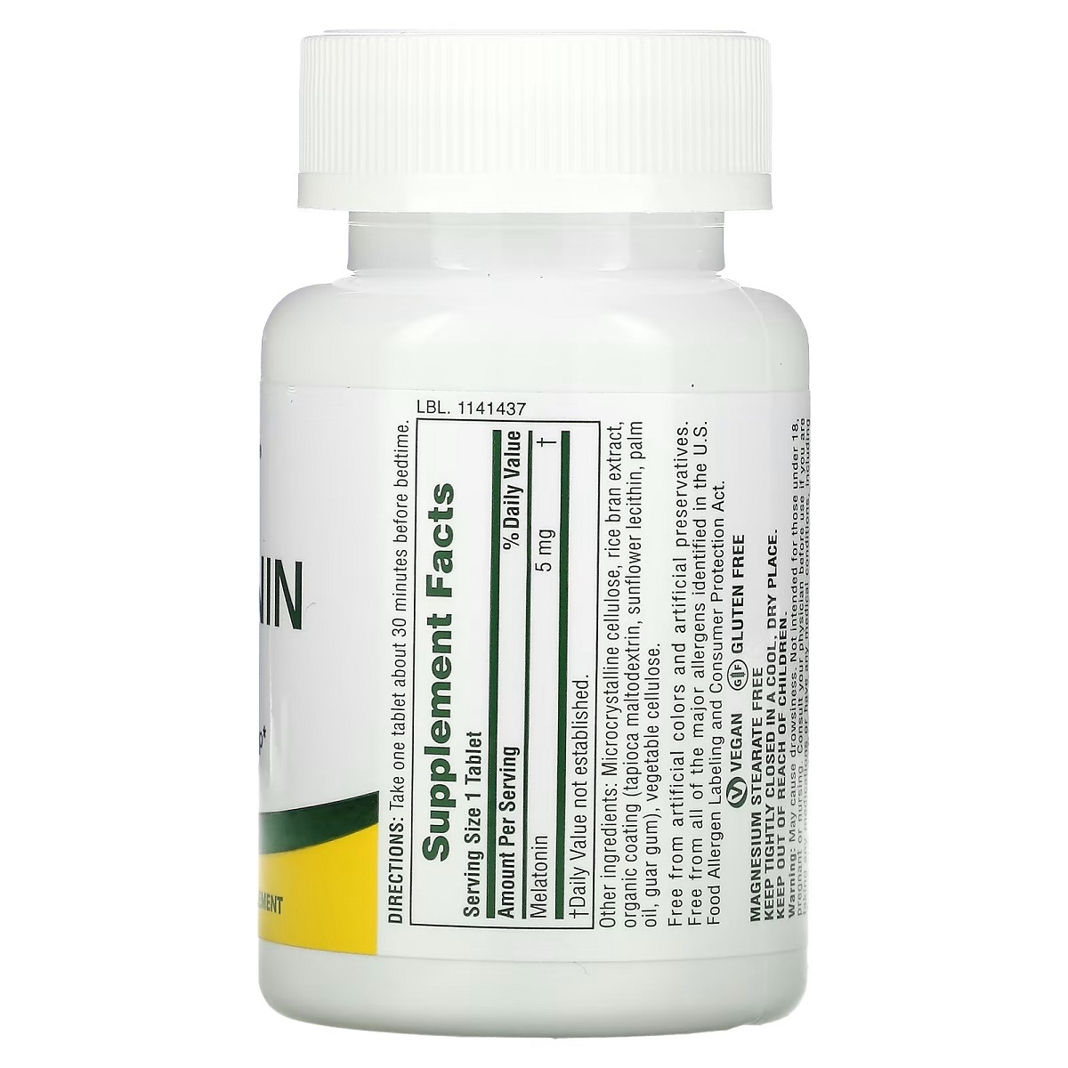 Мелатонін Natures Plus Fast Acting Melatonin 5 мг швидкодіючий 90 таблеток - фото 2