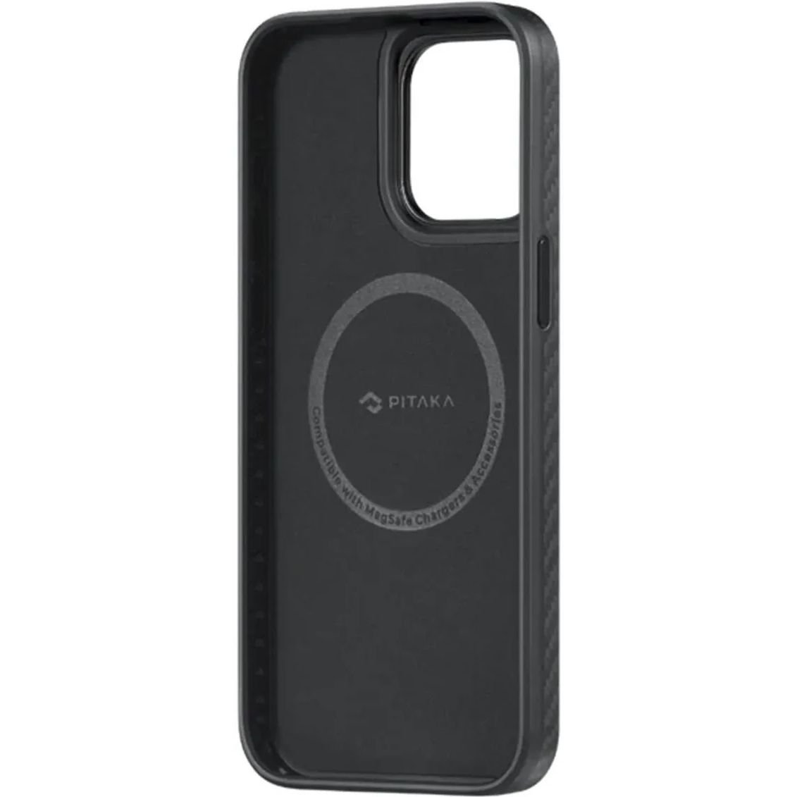 Чехол-накладка Pitaka MagEZ Case Pro 4 Twill 1500D Black/Grey для iPhone 15 Pro Max - фото 3