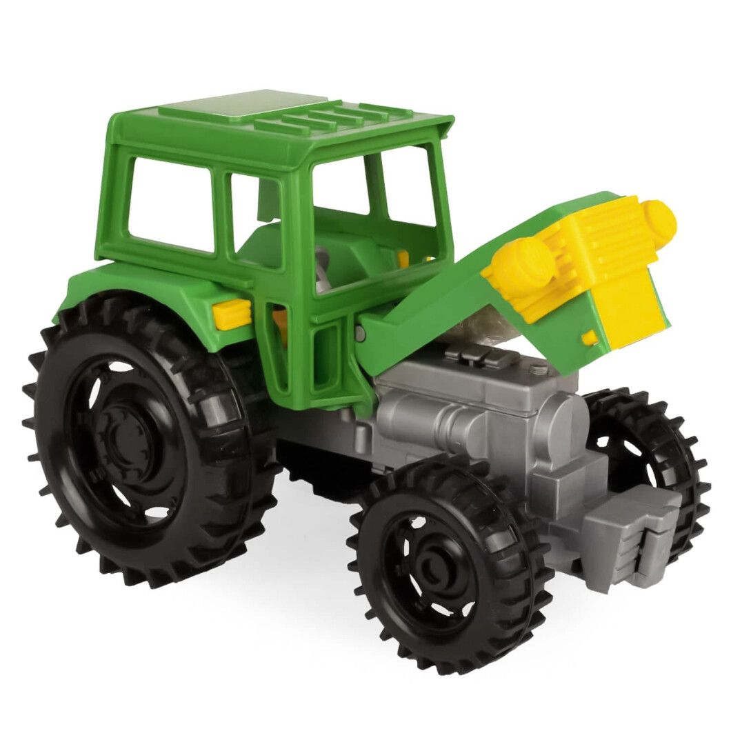 Іграшка Tigres Трактор Фермер с причепом зелена (39348) - фото 2