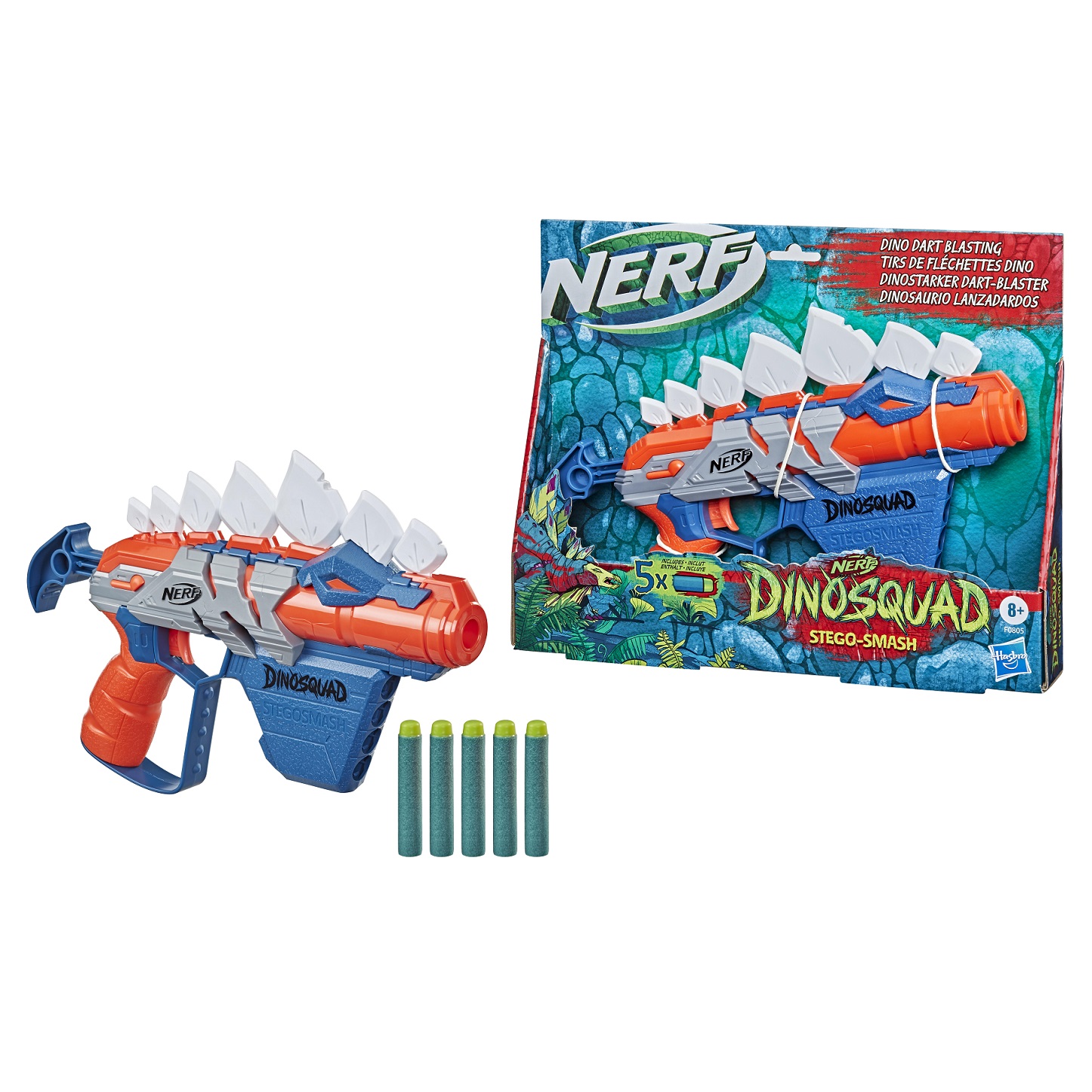 Бластер Hasbro Nerf Dino Stegosmash (F0805) - фото 3