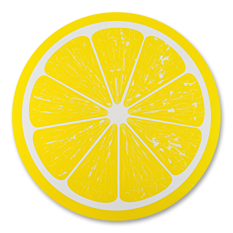 Сервірувальний килимок Offtop D1, круглий, жовтий (862083) - фото 1