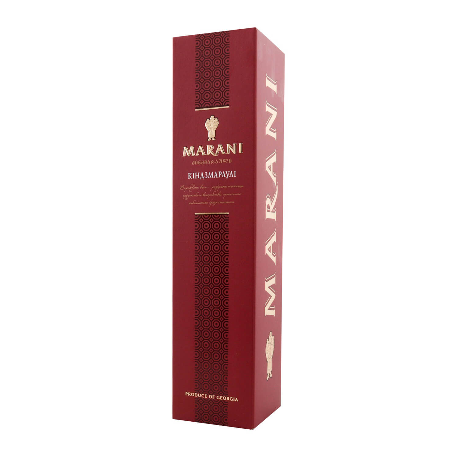 Вино Marani Kindzmarauli, червоне, напівсолодке, у подарунковій упаковці, 0,75 л - фото 2
