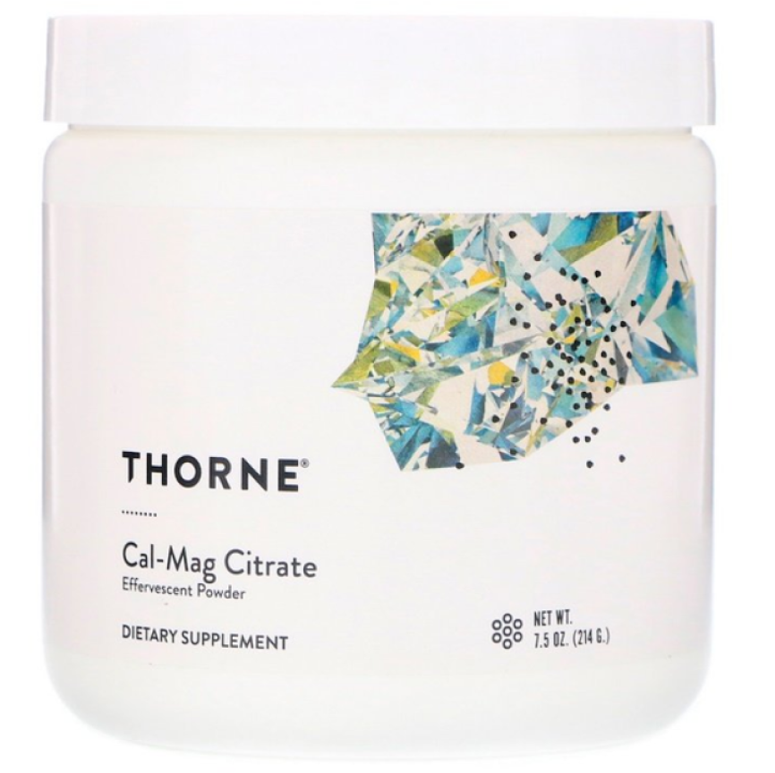 Кальцій Магній цитрат Thorne Research Cal-Mag Citrate шипучий порошок 214 г - фото 1