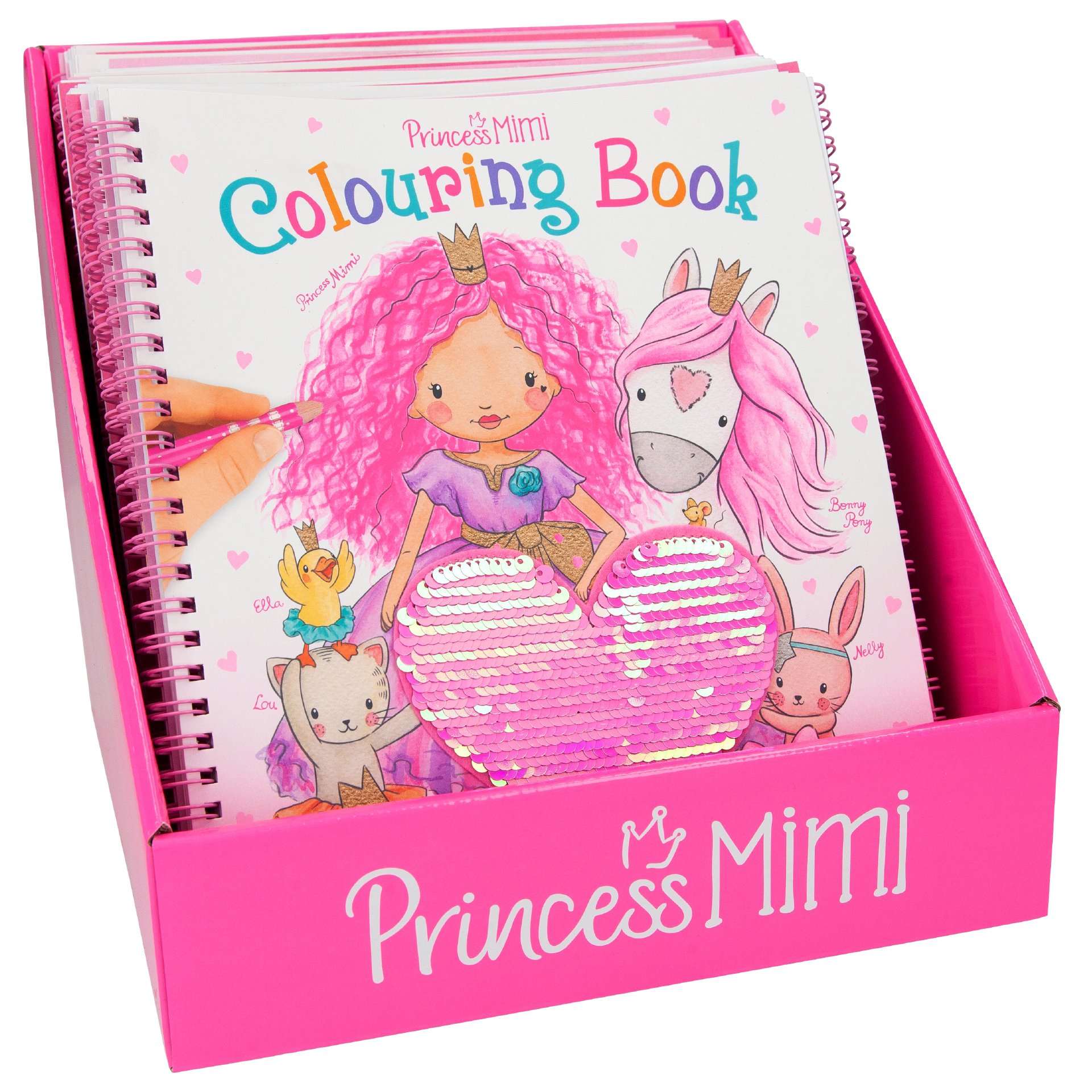 Альбом для розфарбовування з паєтками Motto A/S Princess Mimi (410839) - фото 5