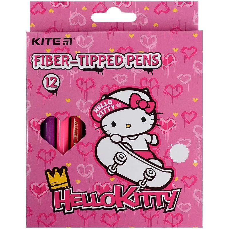 Фломастери Kite Hello Kitty 12 шт. (HK21-047) - фото 1