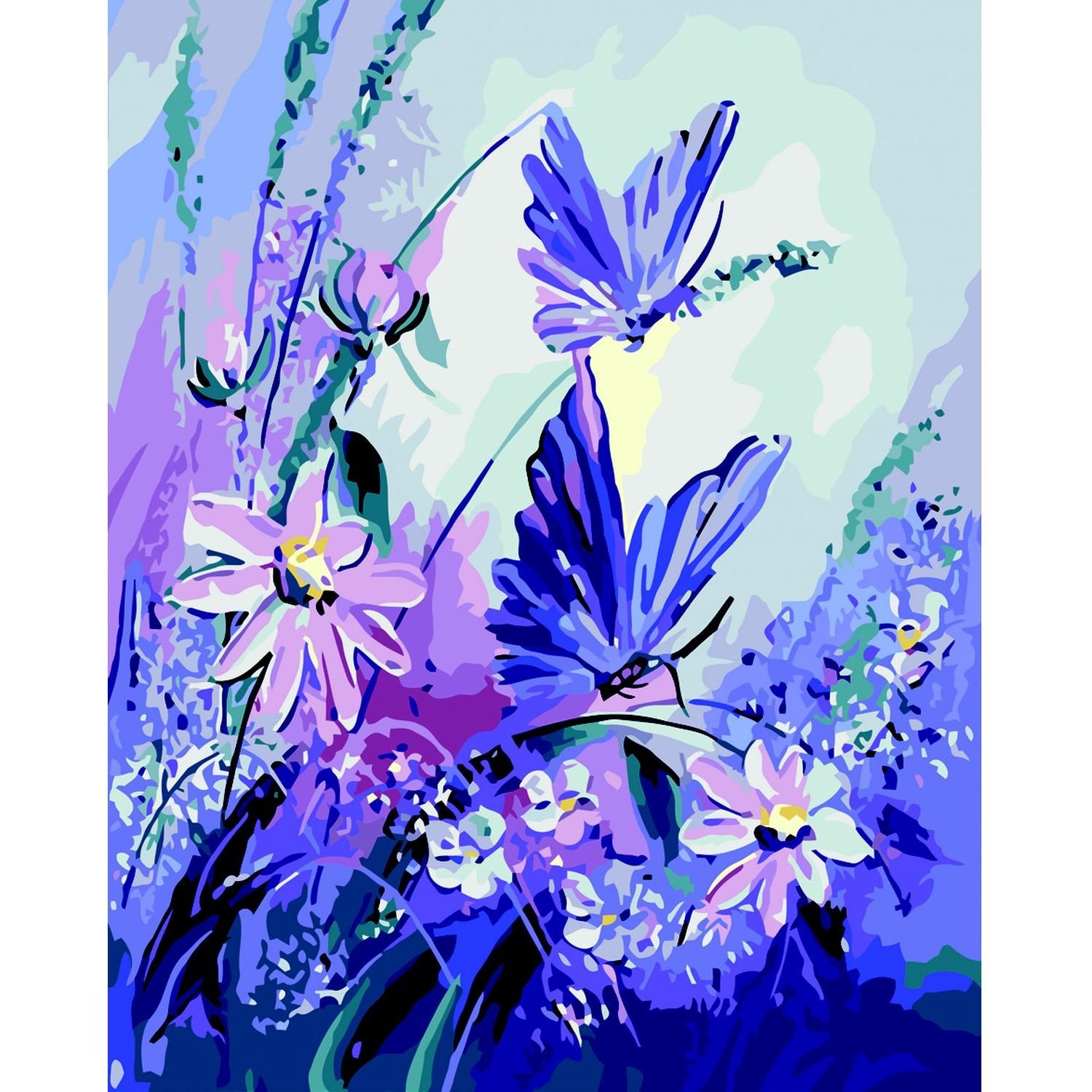 Картина за номерами ZiBi Art Line Метелики 40х50 см (ZB.64147) - фото 1
