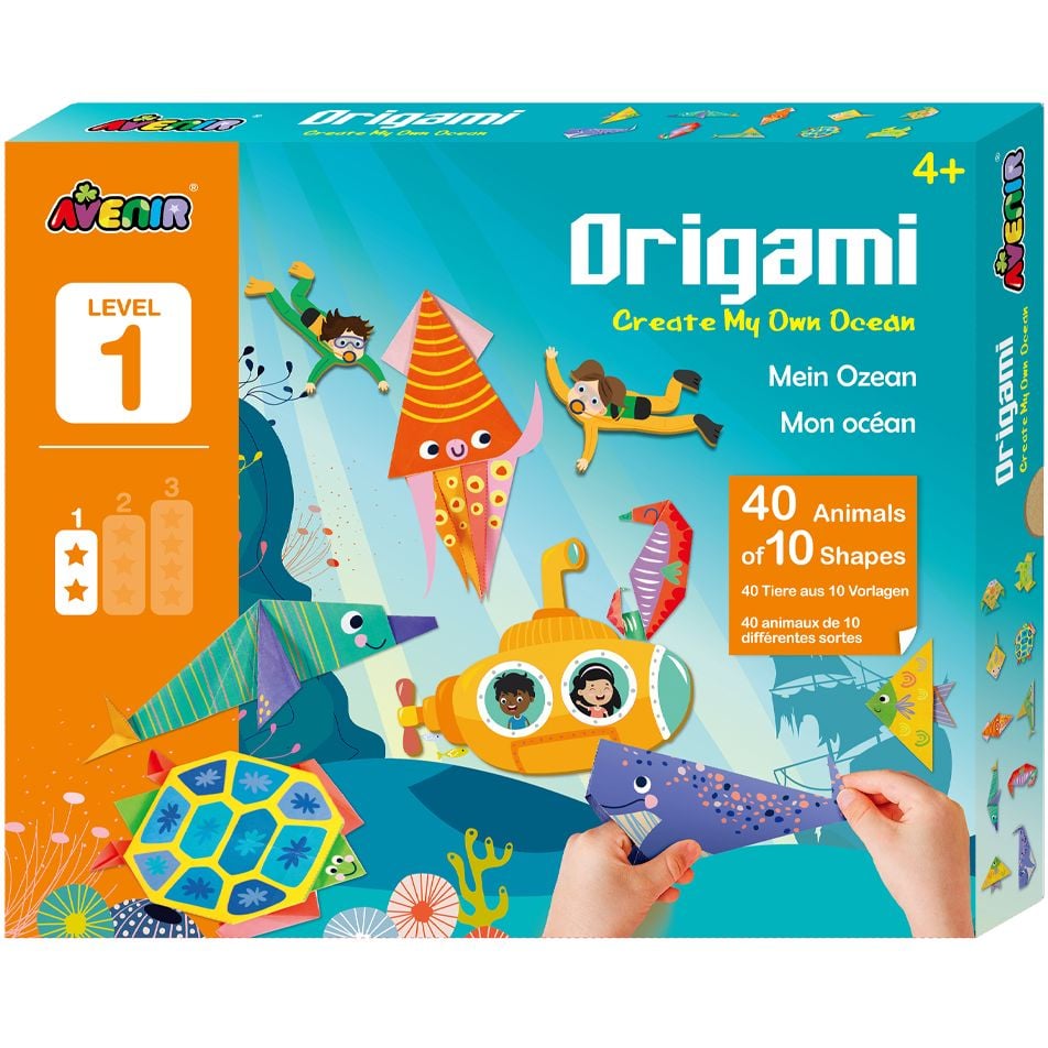 Набор для творчества Avenir Оригами Подводный мир океана 40 листов (CH211809) - фото 1