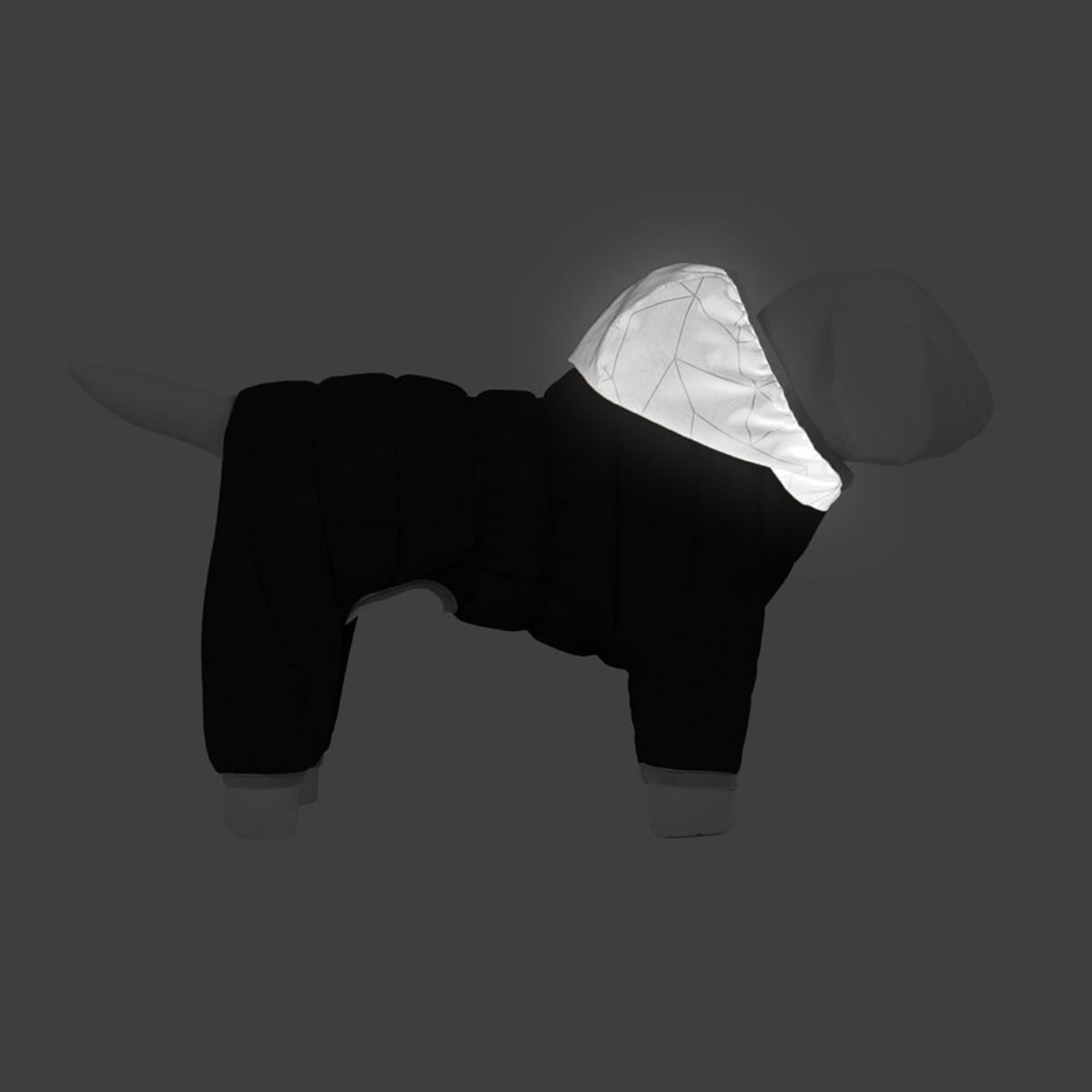 Комбінезон для собак AiryVest ONE, S35, чорний - фото 4