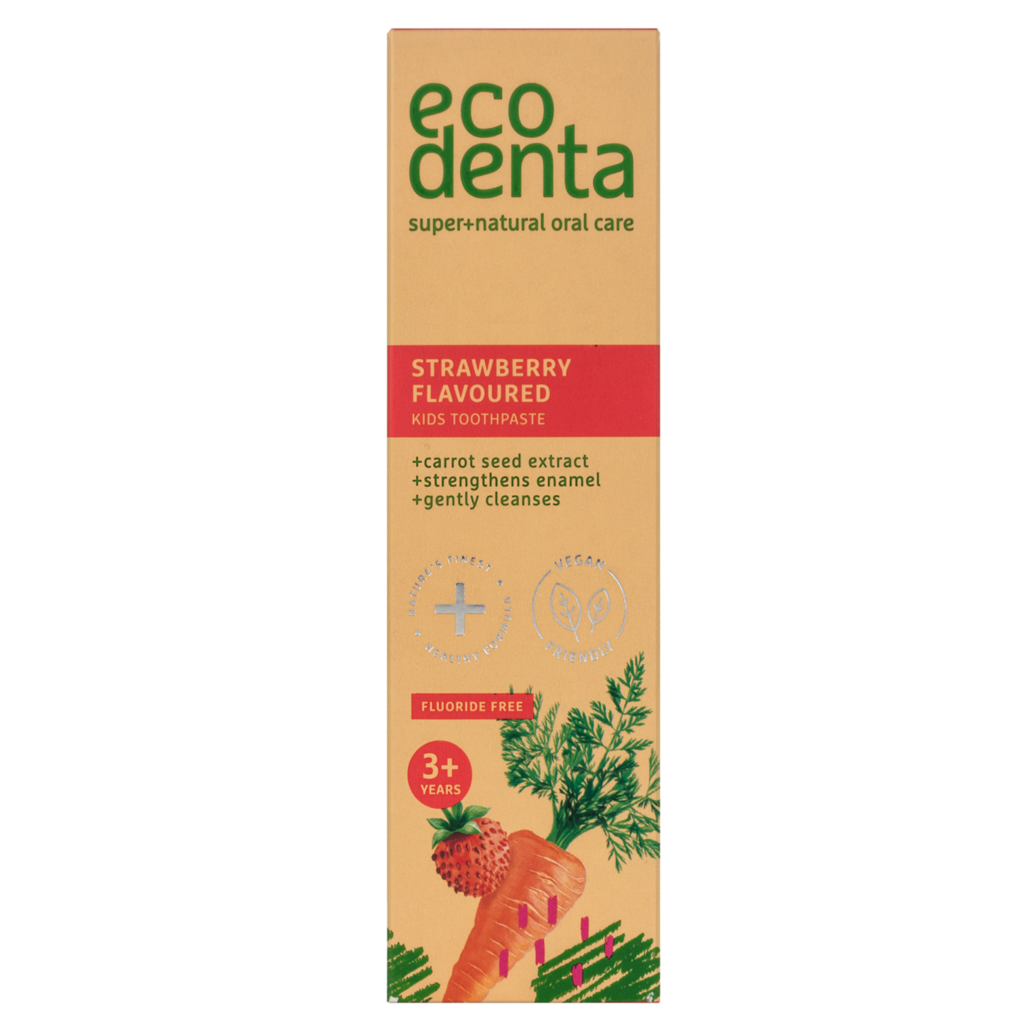 Дитяча зубна паста Ecodenta Green Line Лісова суниця, 75 мл (4770001331743) - фото 3