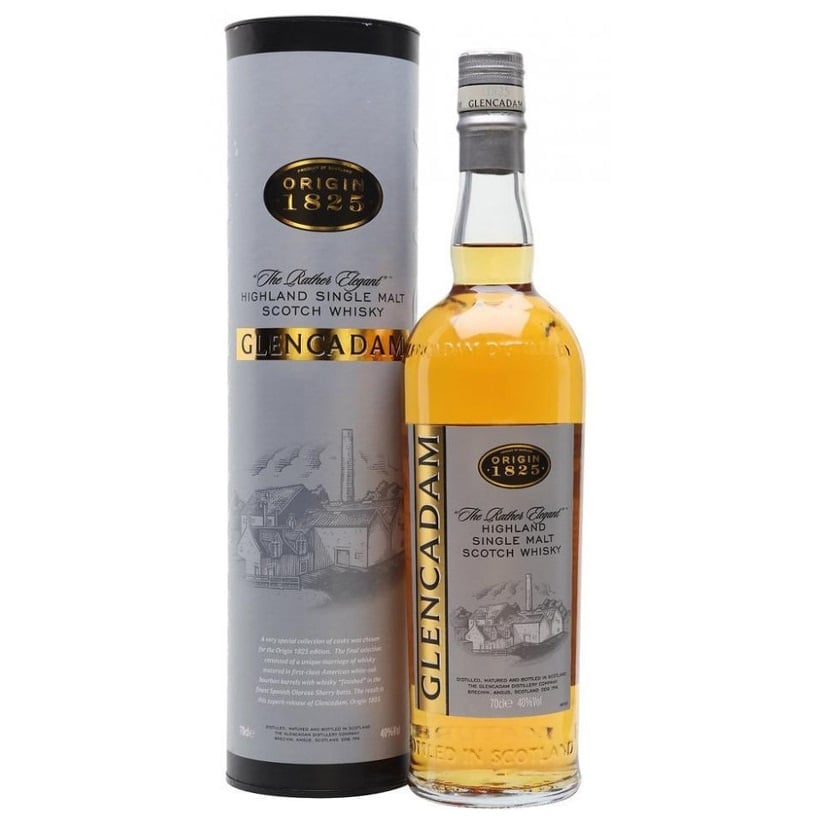 Виски Glencadam Origin 1825 Single Malt Scotch Whisky 40% 0.7 л - фото 1