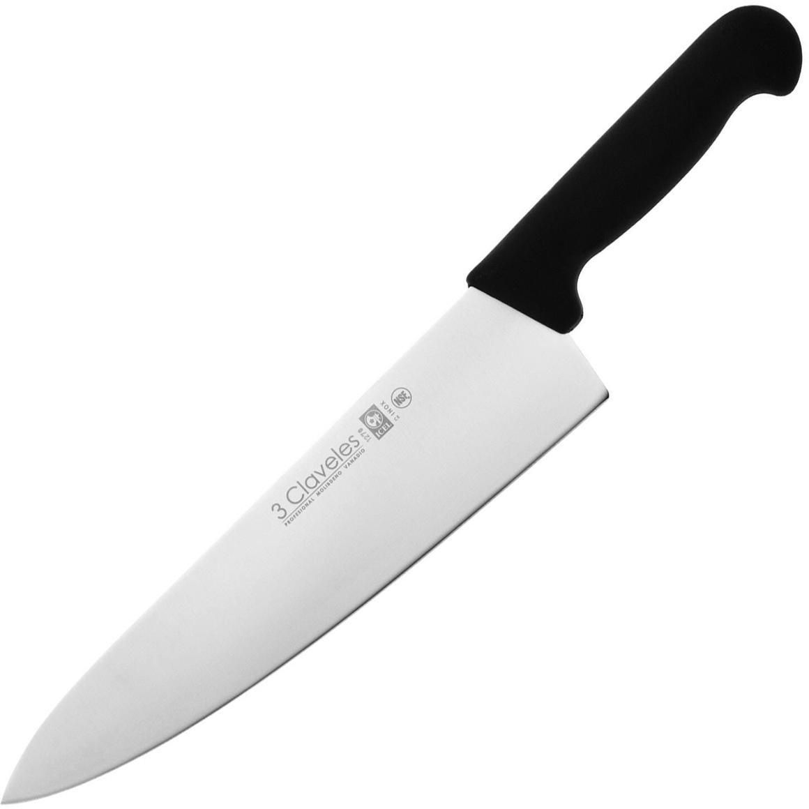 Нож поварской 3 Claveles 260 мм Черный 000266813 - фото 1