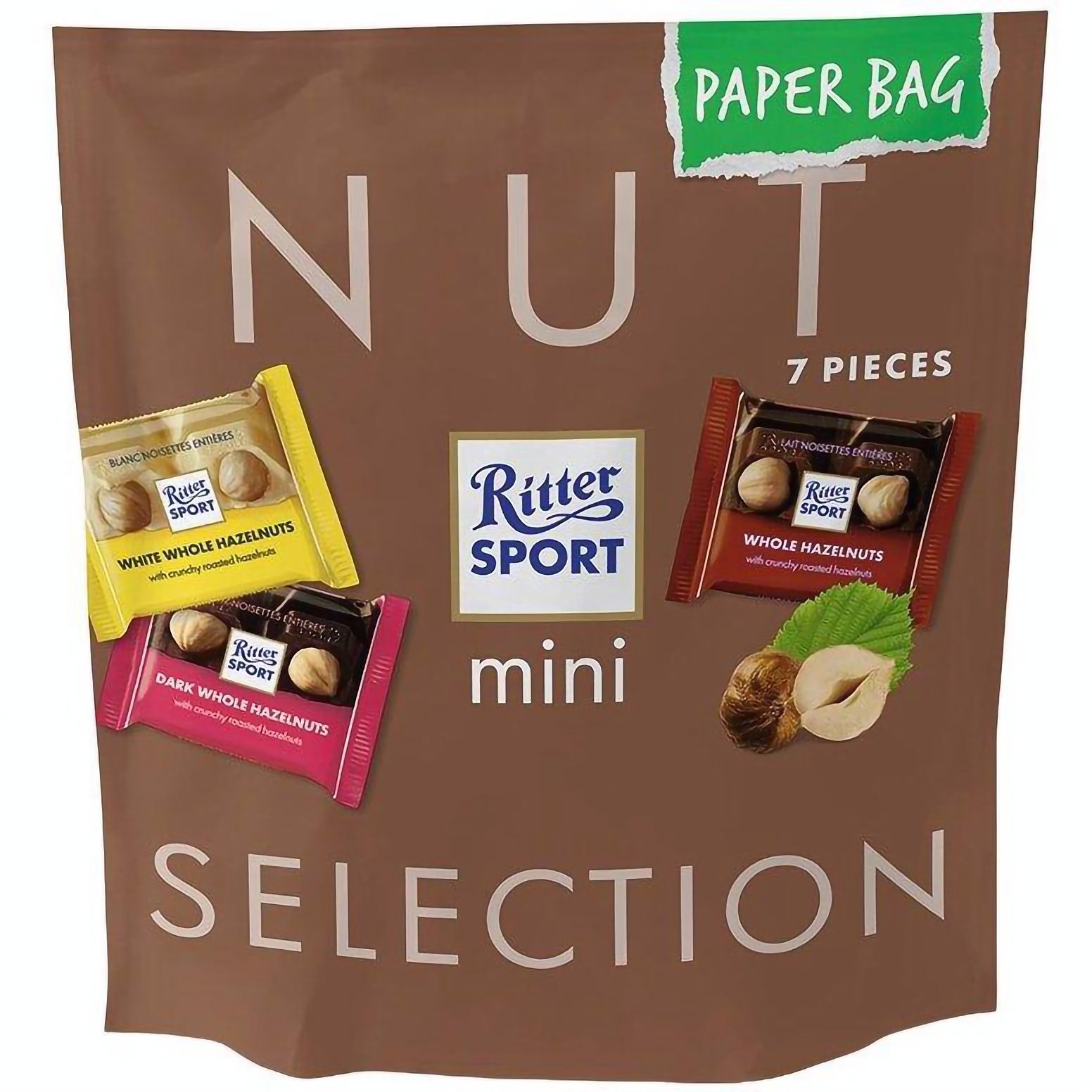 Набор шоколада Ritter Sport Nut Selection 3 вкуса 116 г (896959) - фото 1