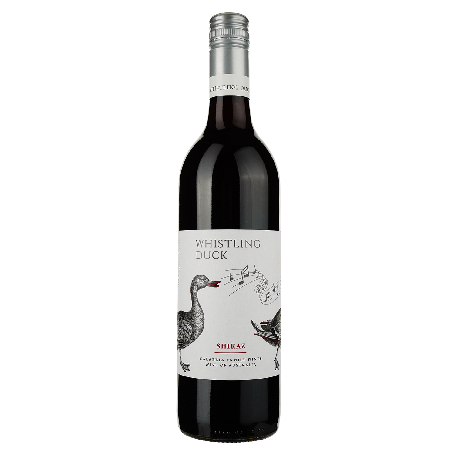 Вино Calabria Family Wines Whistling Duck Shiraz, красное, полусухое, 14%, 0,75 л (8000019567571) - фото 1