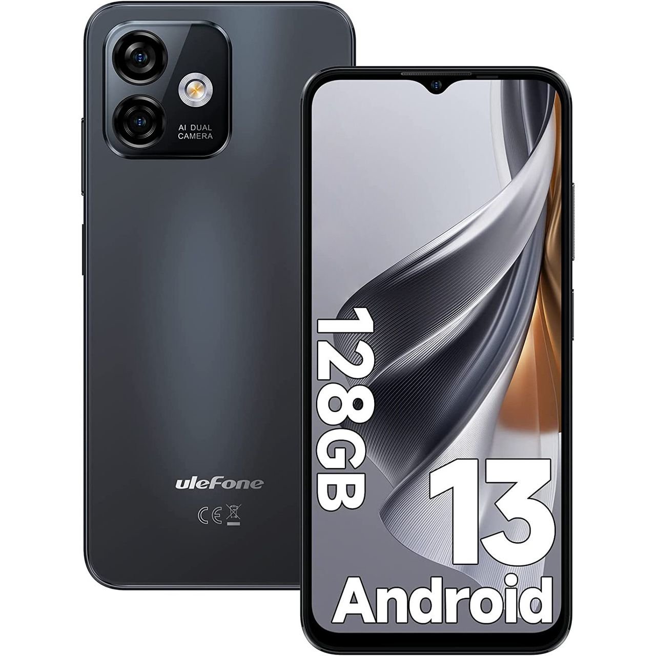 Смартфон Ulefone Note 16 Pro 4/128 Gb Global з чохлом Black - фото 2