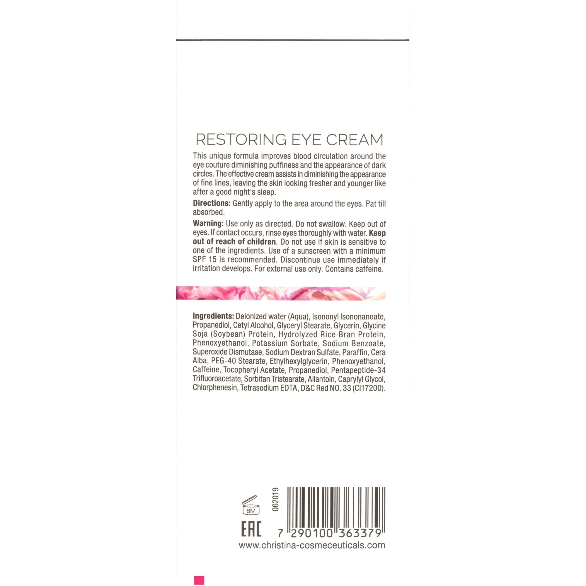 Відновлювальний крем для шкіри навколо очей Christina Muse Restoring Eye Cream 30 мл - фото 3