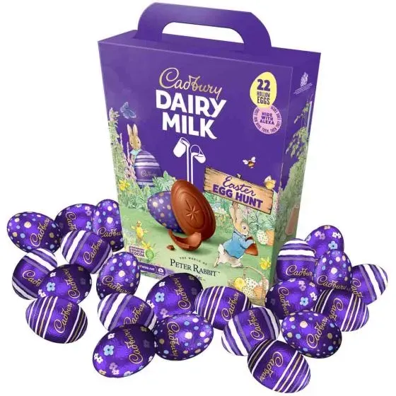 Шоколадное яйцо Cadbury Easter Egg Hunt Pack 317 г 22 шт. - фото 2
