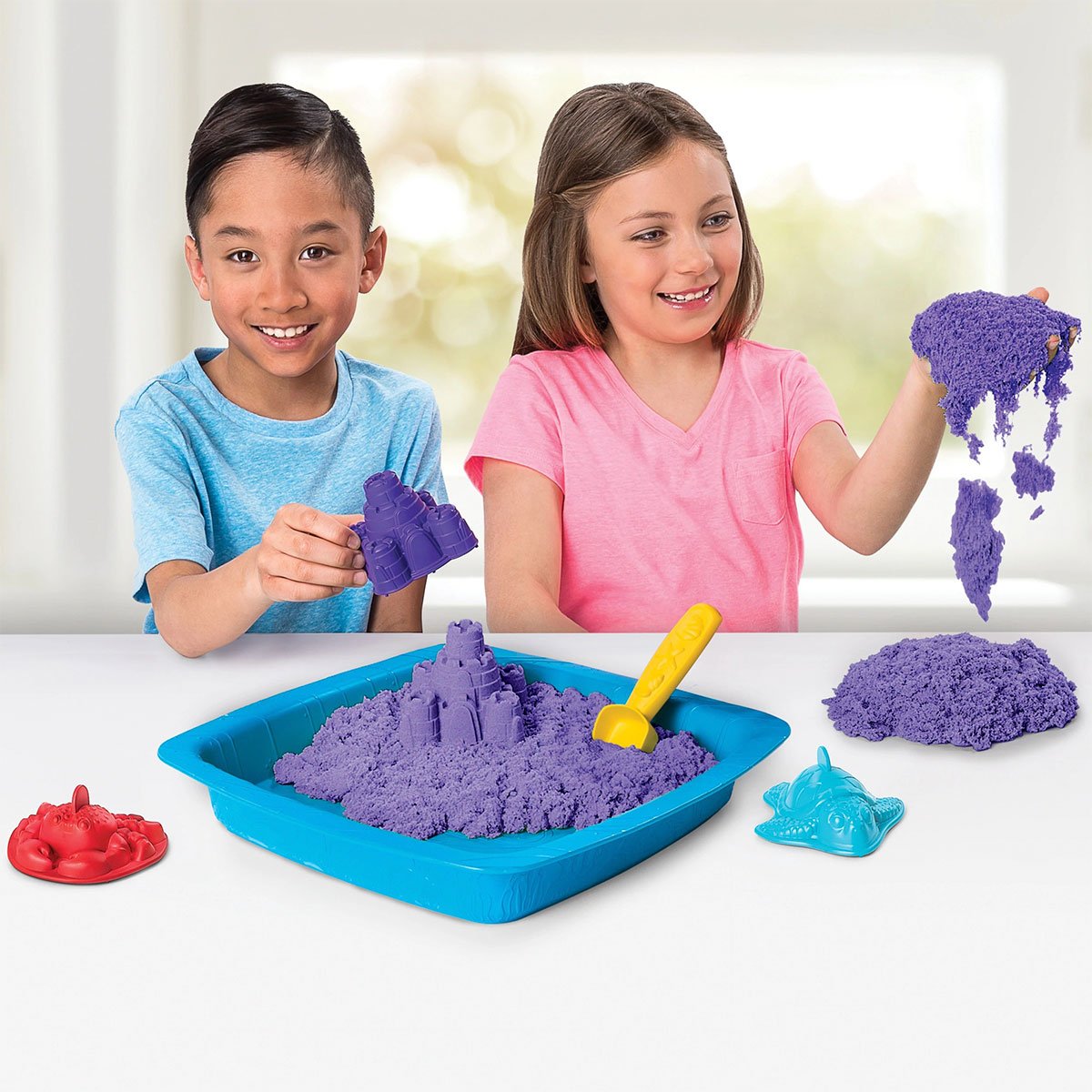 Набор песка для детского творчества Wacky-Tivities Kinetic Sand, фиолетовый, 454 г (71402P) - фото 8