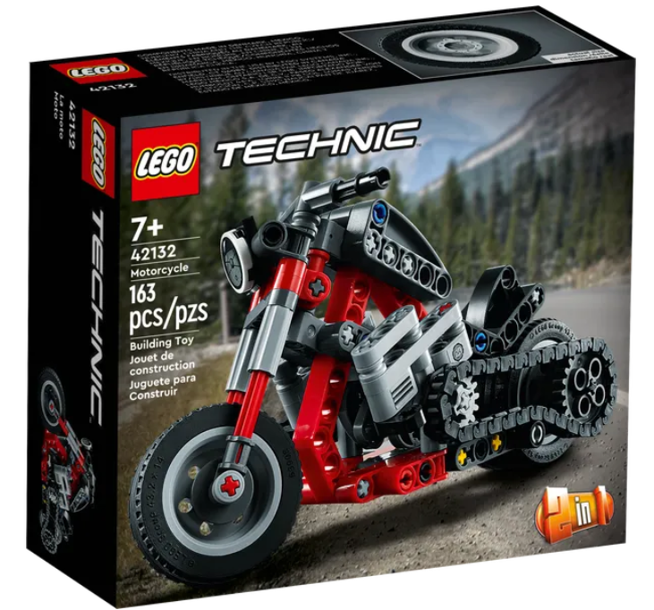 Конструктор LEGO Technic Мотоцикл, 163 деталей (42132) - фото 2