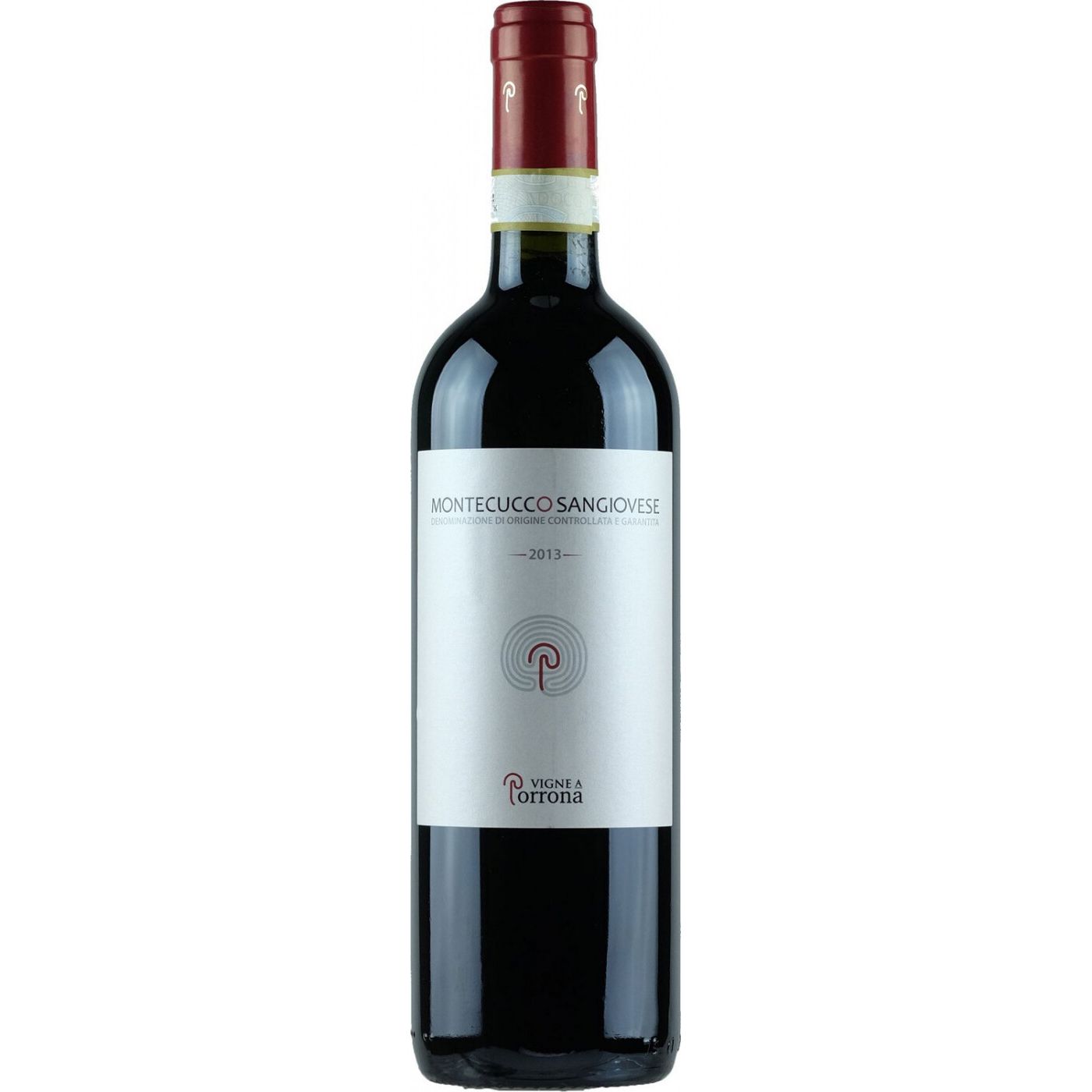 Вино Vigne a Porrona Montecucco Sangiovese, красное, сухое, 0,75 л - фото 1