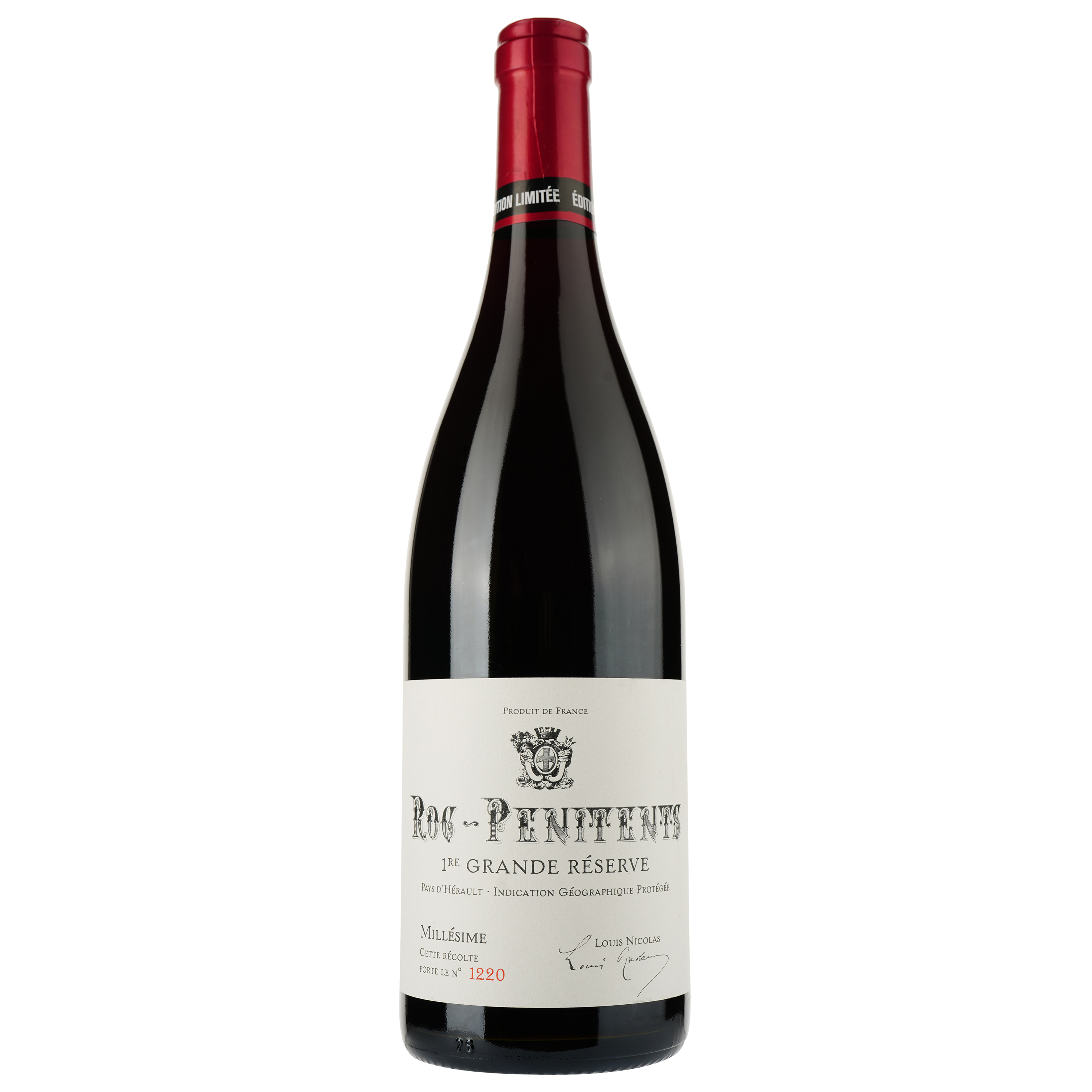 Вино Clos des Ocres Oublies Roc Penitents Rouge 2022 IGP Herault, червоне, сухе, 0.75 л - фото 1