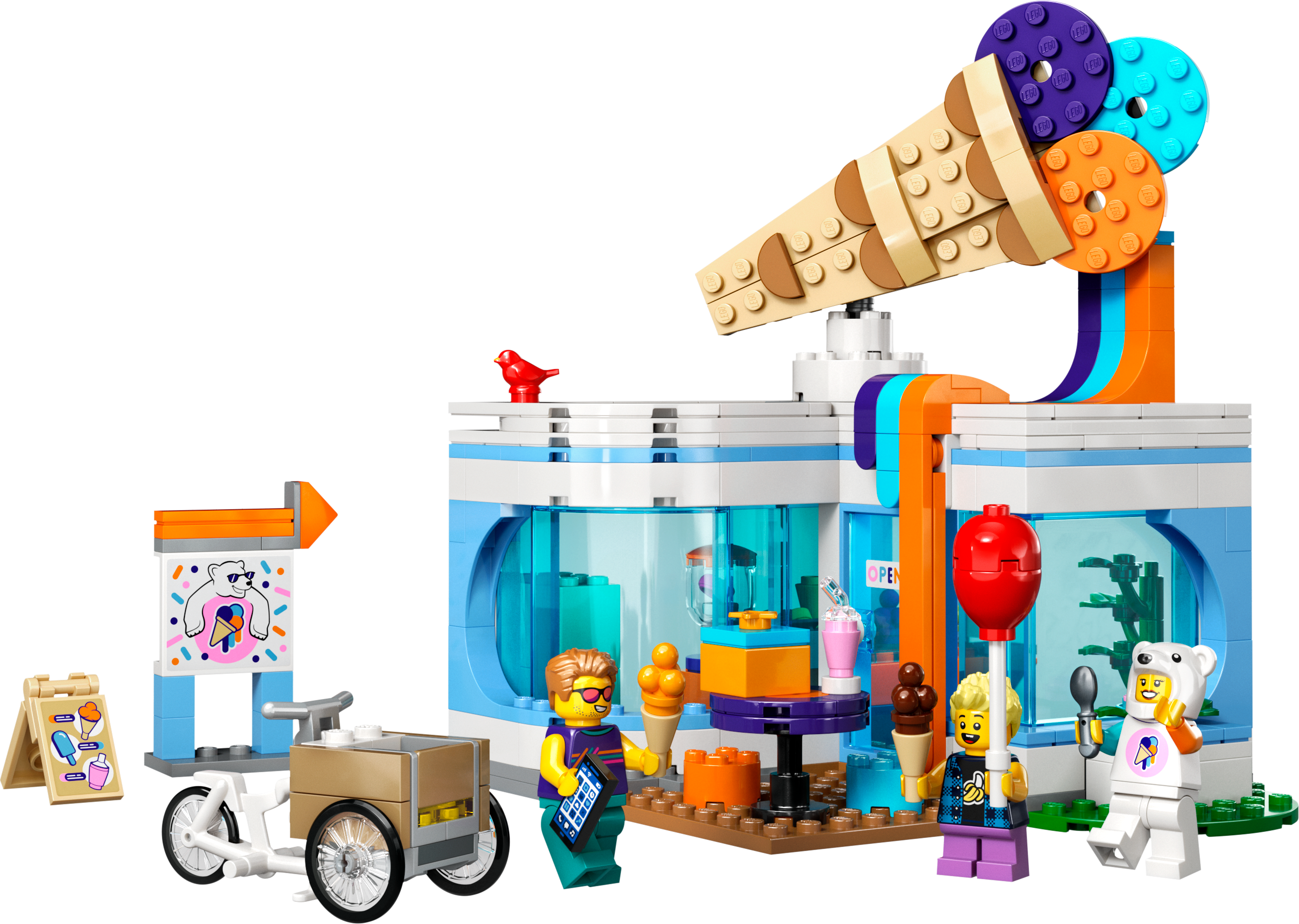 Конструктор LEGO City Магазин мороженого, 296 деталей (60363) - фото 2