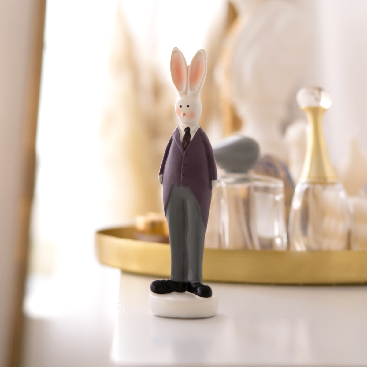 Набір статуеток декоративних МВМ My Home Кролики, різнокольоровий (DH-ST-01 COLOR) - фото 8
