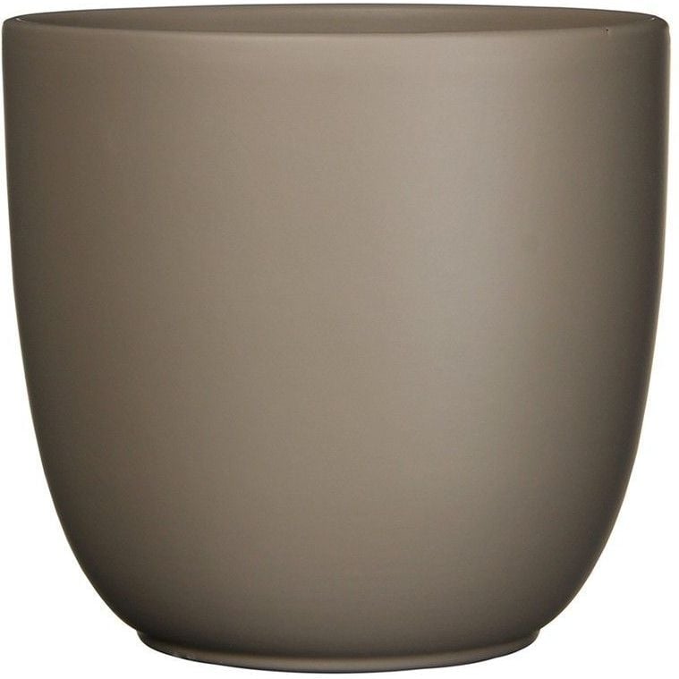 Кашпо Edelman Tusca pot round, 25 см, коричневое (144299) - фото 1