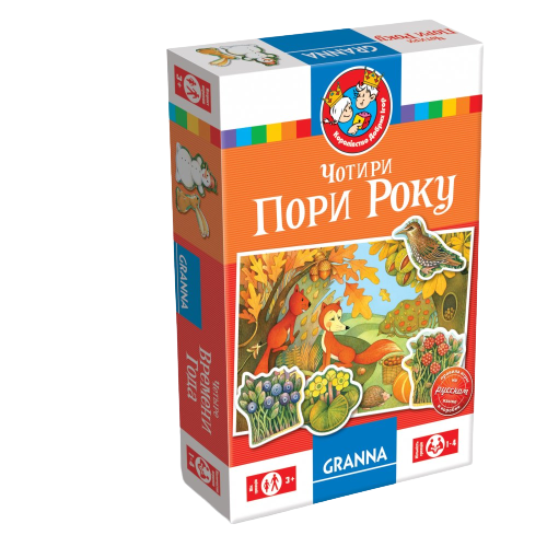 Настільна гра Granna Чотири пори року, укр. мова (80568) - фото 2