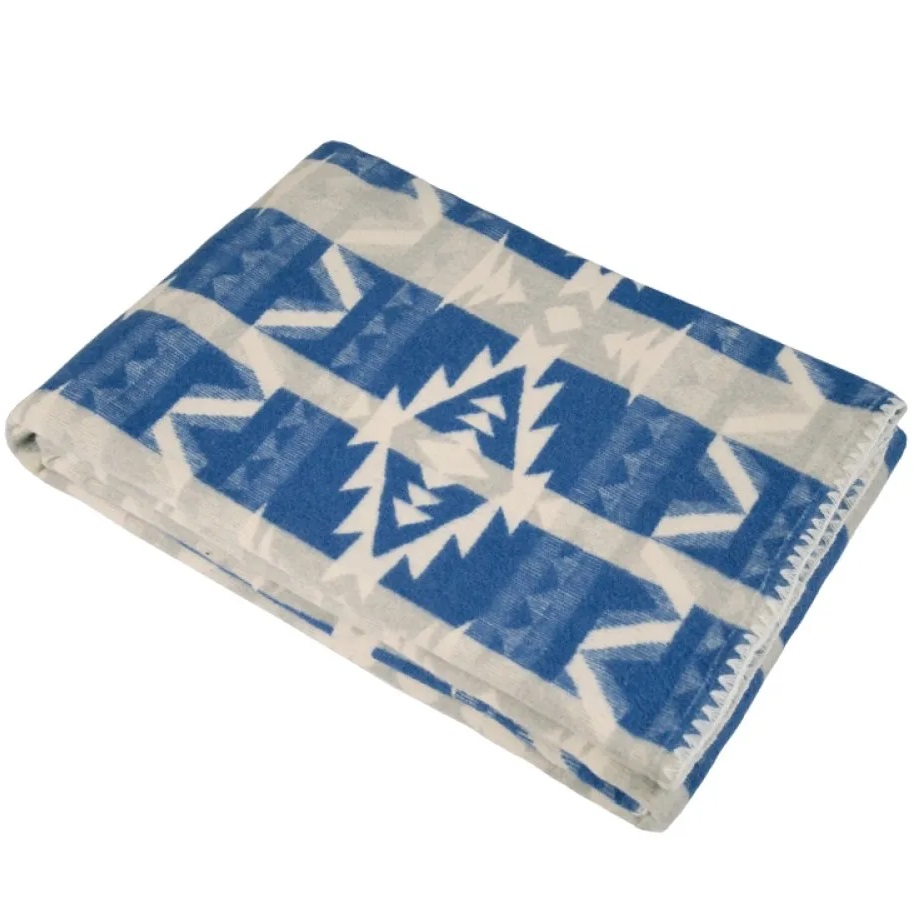 Одеяло хлопковое Ярослав, 205х140 см, синий (39368_диз. 3) - фото 2