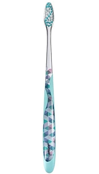 Дизайнерська зубна щітка Jordan Individual Reach, блакитний з дизайном - фото 3