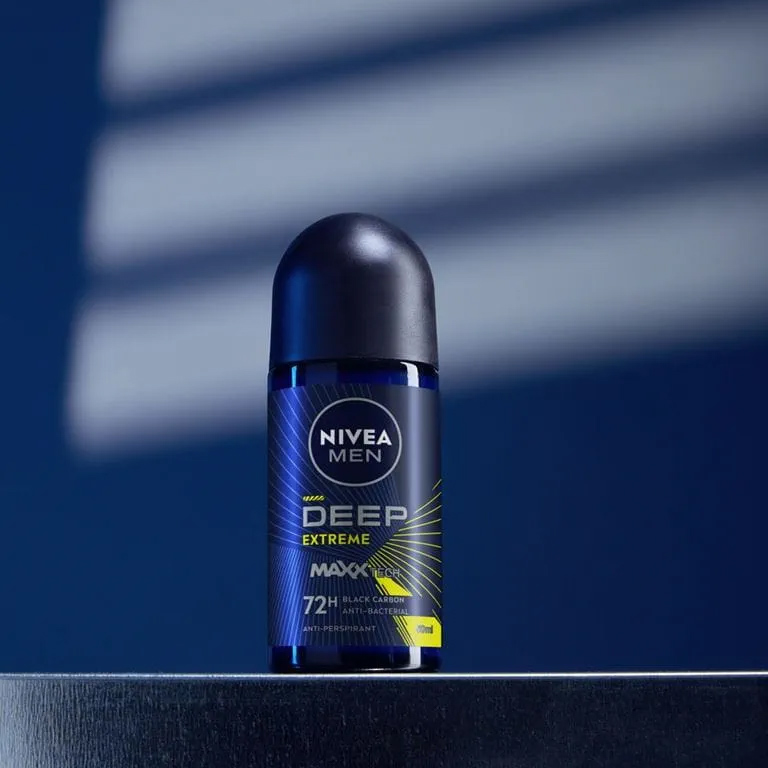 Антиперспірант Nivea Men Deep Sport з чорним вугіллям 50 мл (93388) - фото 3