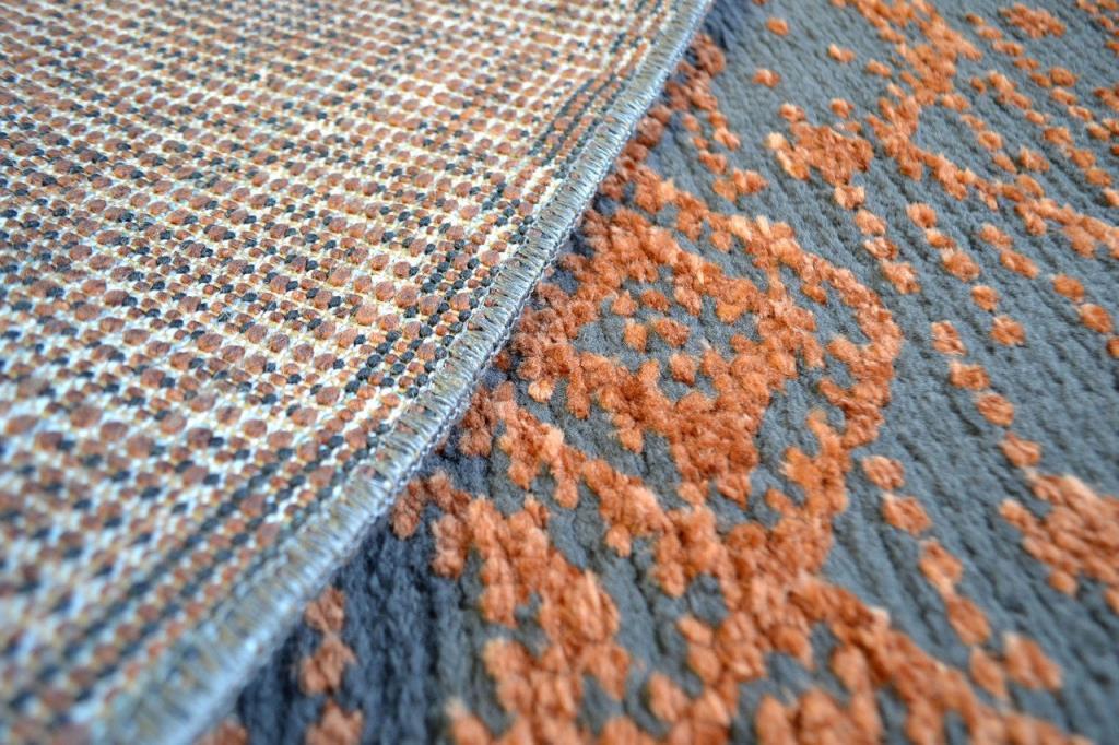 Ковер IzziHome Mount Perry G6049, 230х160 см, оранжевый с серым (2200000554727) - фото 3