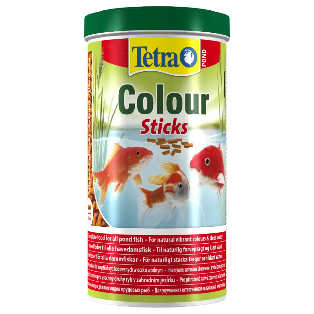 Корм для прудовых рыб Tetra Colour Sticks, в палочках, 1 л - фото 1