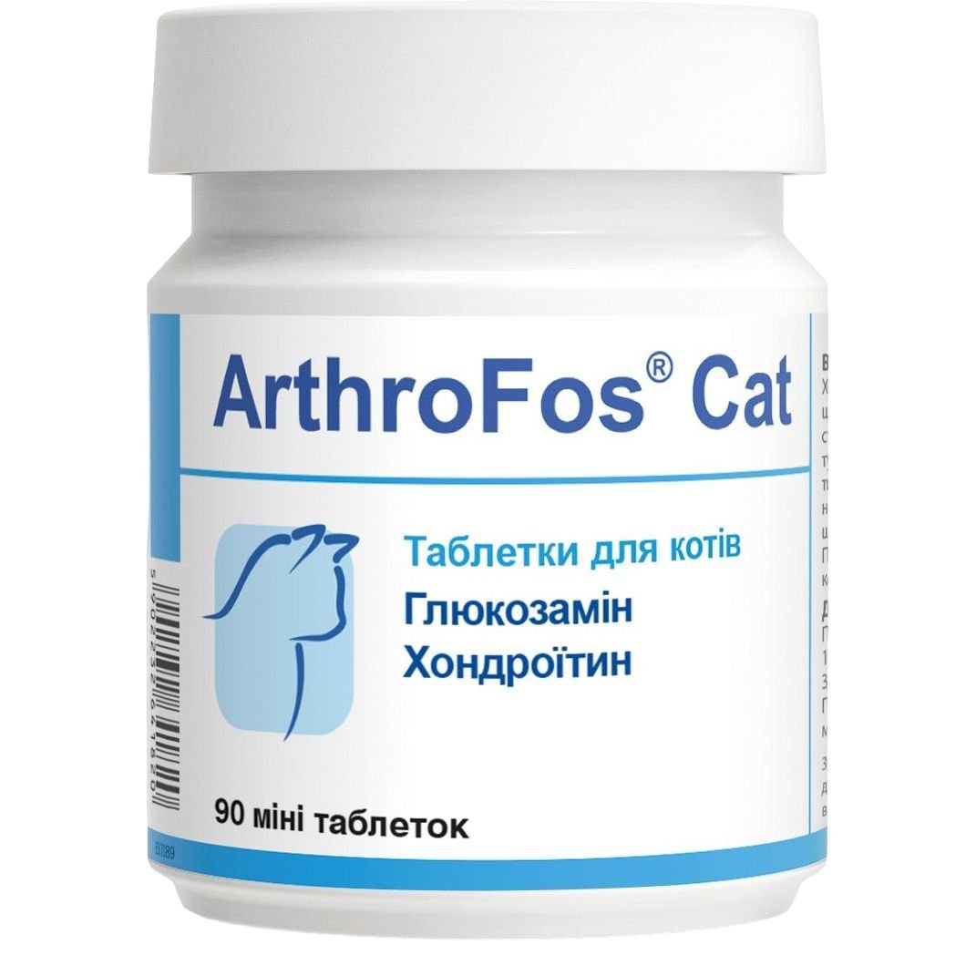Вітамінно-мінеральна добавка Dolfos ArthroFos Cat для котів, 90 міні таблеток (192-90) - фото 1