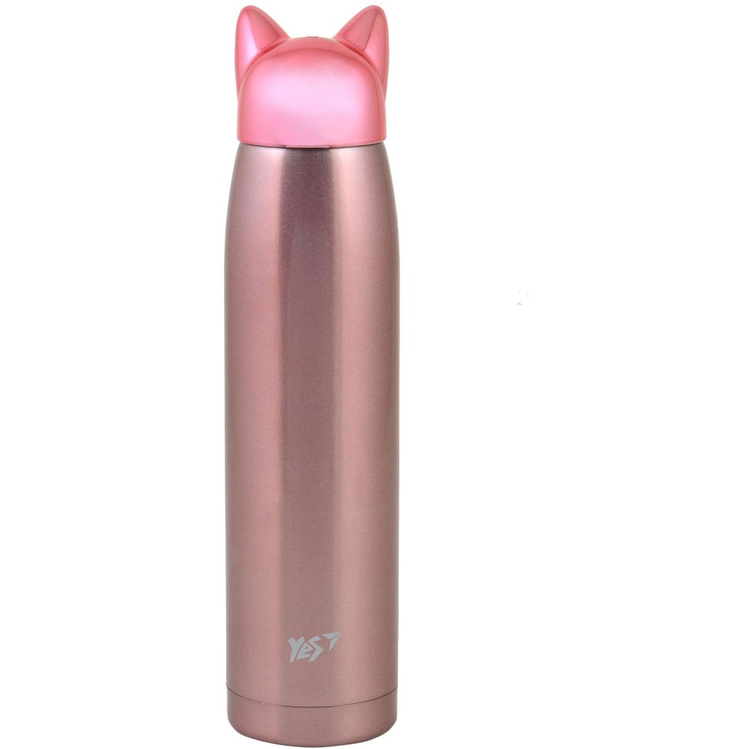 Термос Yes Pink Cat, 320 мл, розовый (707275) - фото 1