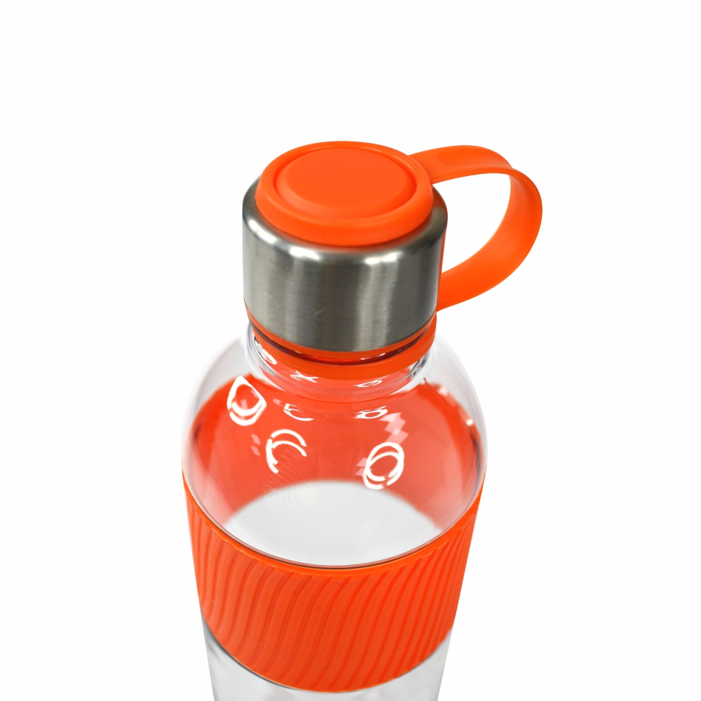 Пляшка для води Bergamo Limpid, 850 мл, помаранчева (20222wb-06) - фото 4